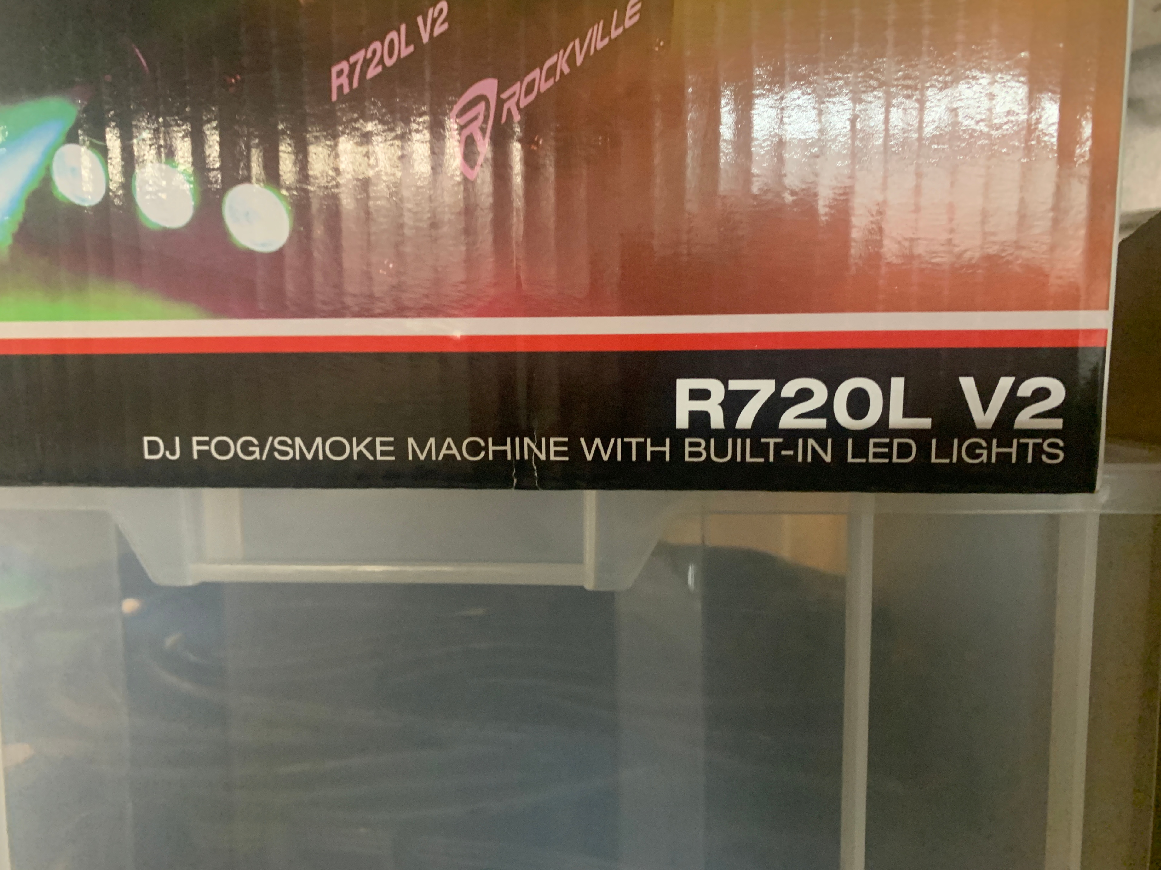 Rockville R720L Fog / Smoke / Haze Machine w/ Remote & RGB LED's - photo 2
