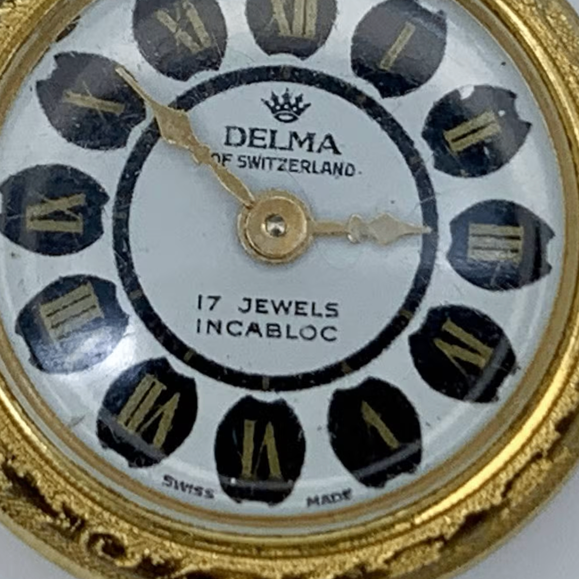 Vintage Delma Switzerland Manual-Wind Pocket Watch - photo 2