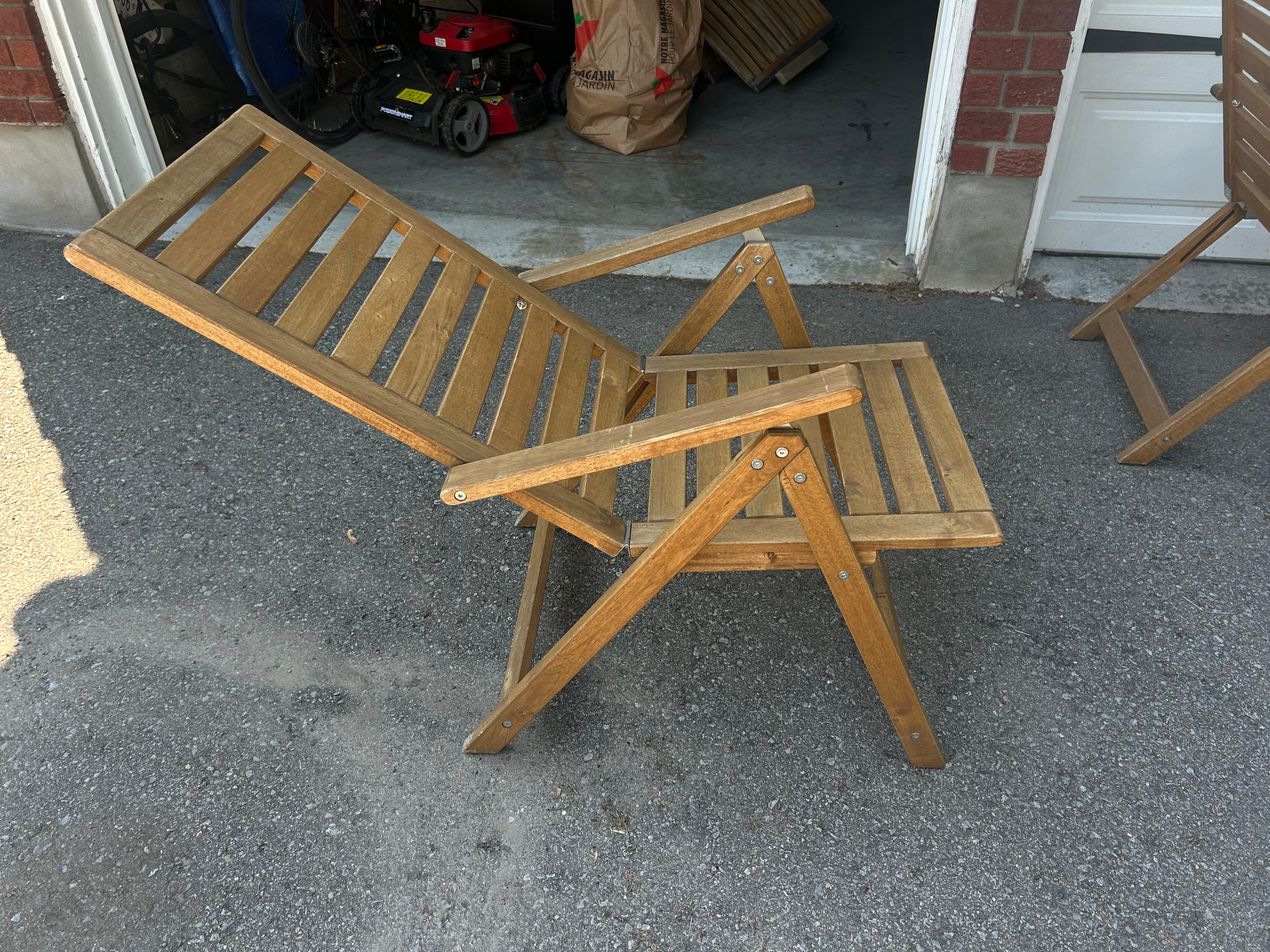 Solid Acacia Wood Dining Table and Chairs - photo 4