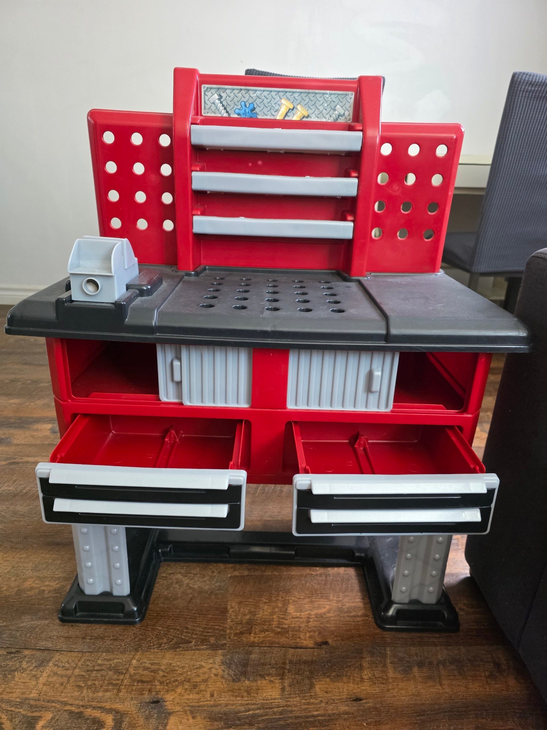 Mastercraft Kids Toy Tool Bench & Tool Bag Set - Quick Sale! - photo 3