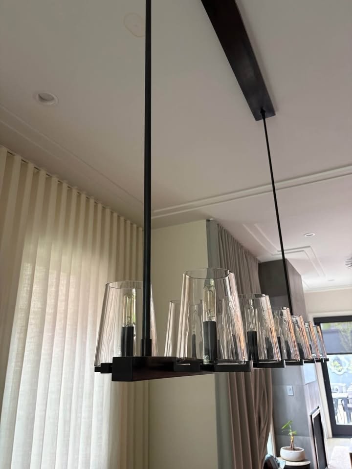 RH Pauillac 60" Linear Chandelier - Like New (70% Off Retail) - photo 5