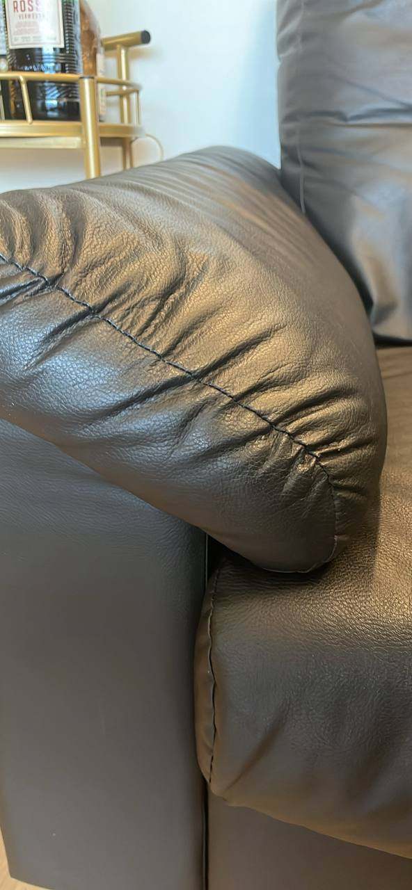 Leather sofa - photo 4