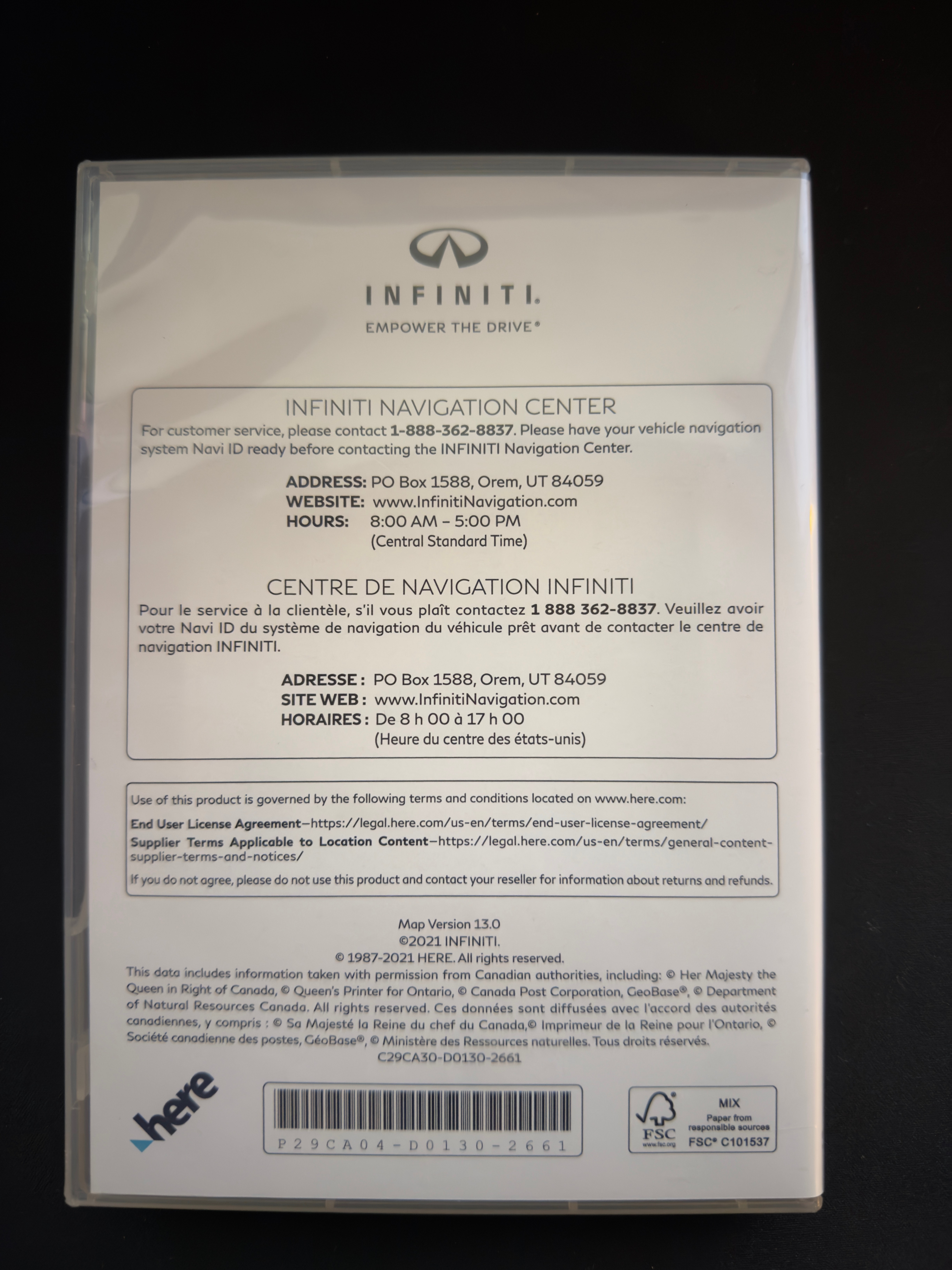 Infiniti Navigation System Map Version 13.0 North America - photo 2