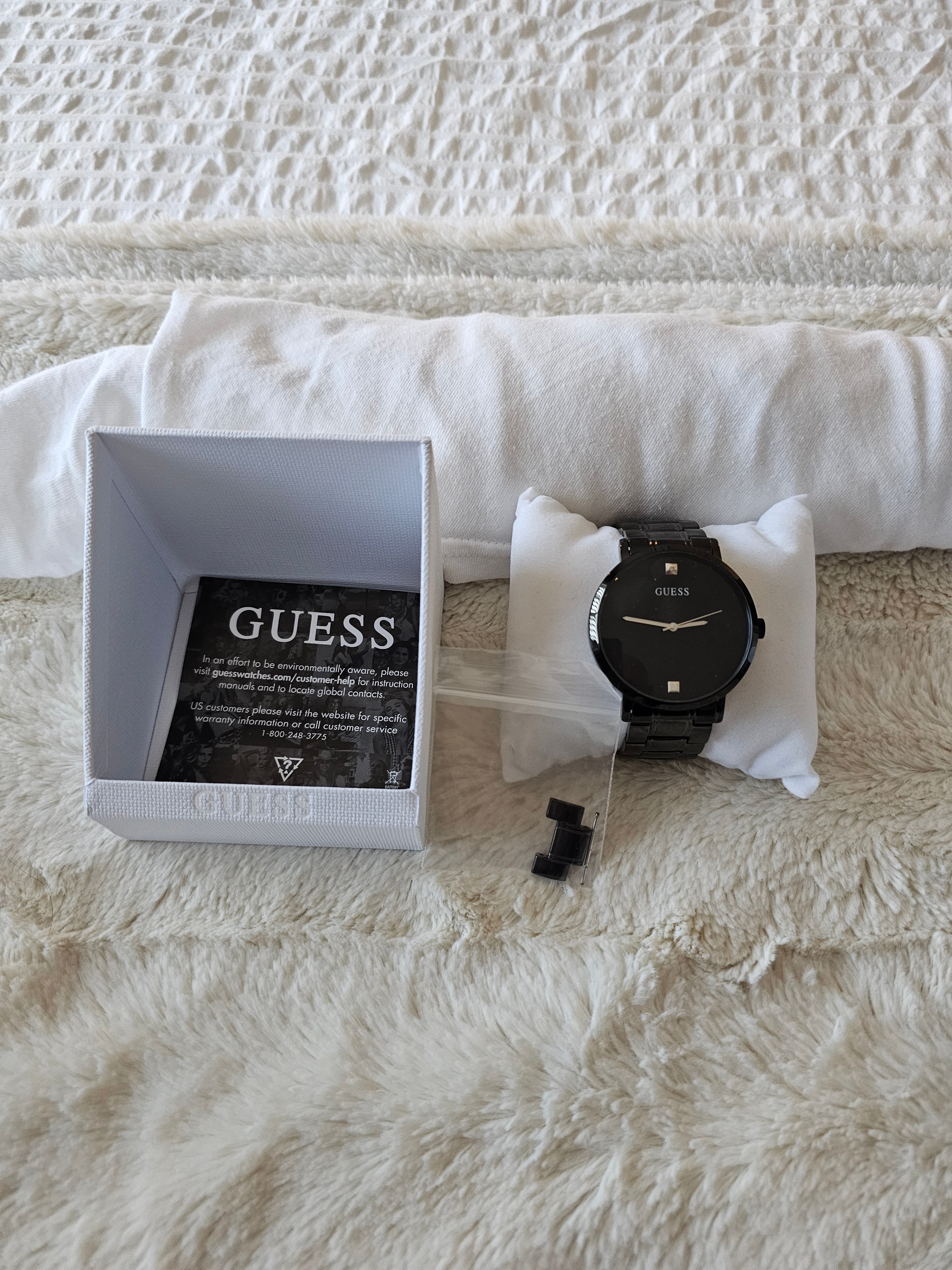 GUESS-Men's Black Diamond Supernova Watch - photo 3