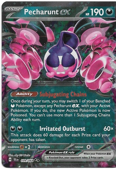 Pokemon Pecharunt ex 039/064 Shrouded Fable Non-Holo NM
