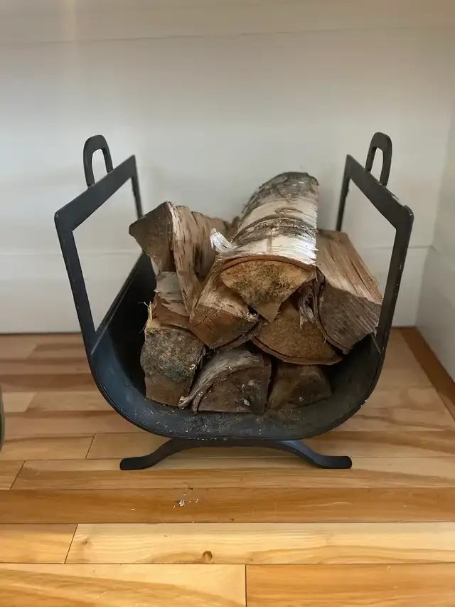 Restoration Hardware Iron Log Holder