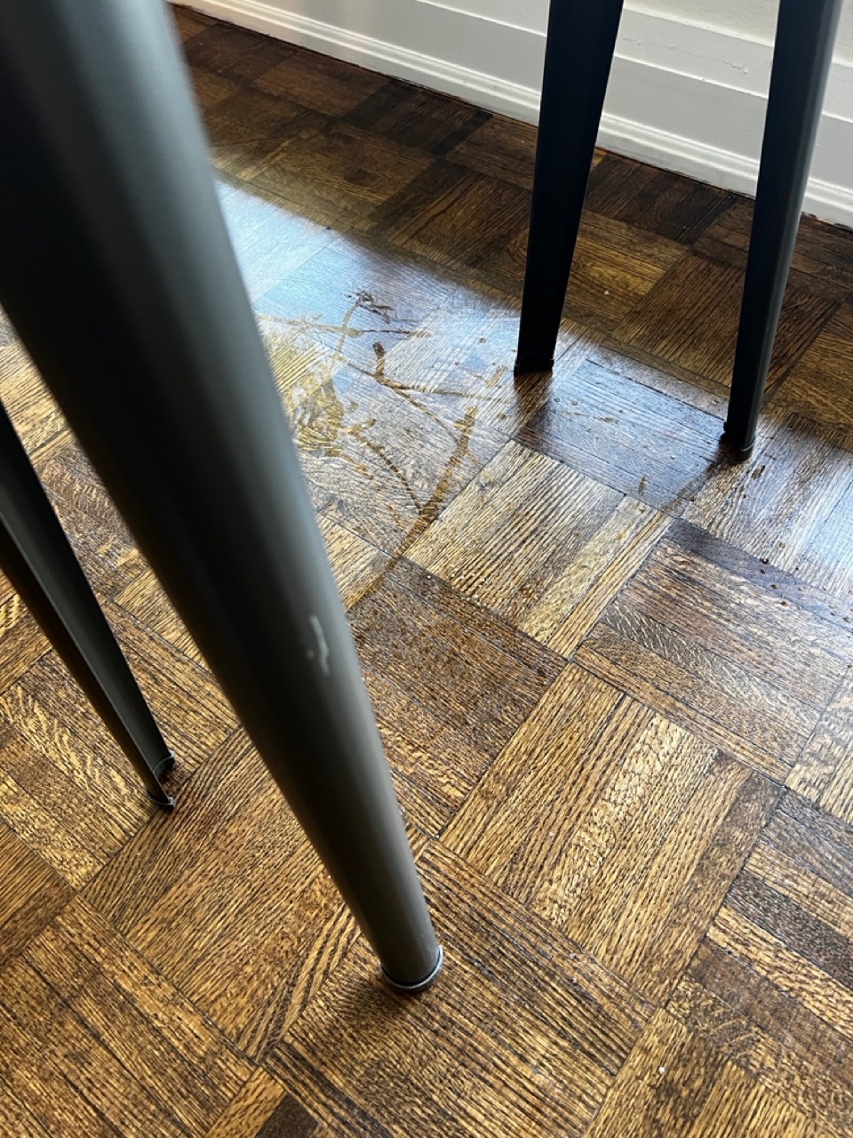 IKEA NÄRSPEL Trestle Dark Gray Metal Desk Table Leg - photo 3