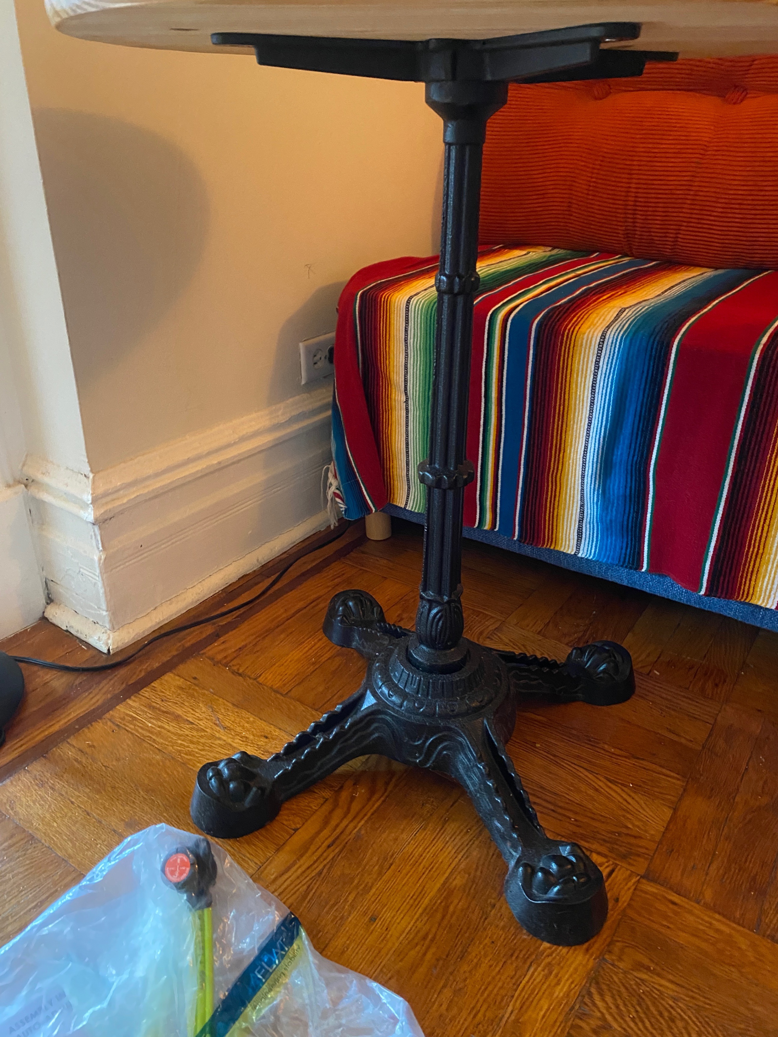 Cast Iron Table Base & Wood Top - photo 2