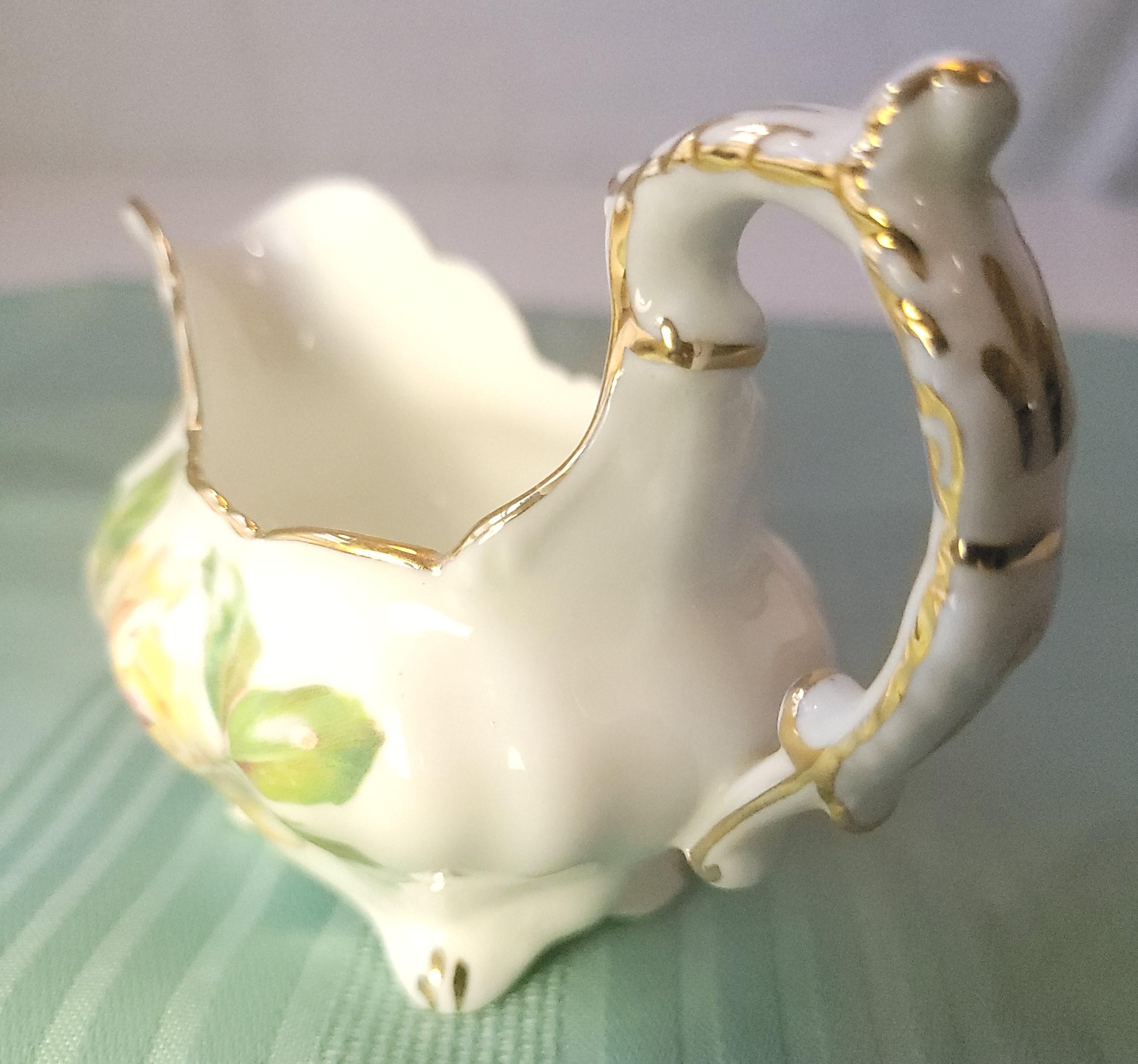Hammersley England Bone China Morgan’s Rose Creamer & Sugar Set - photo 5