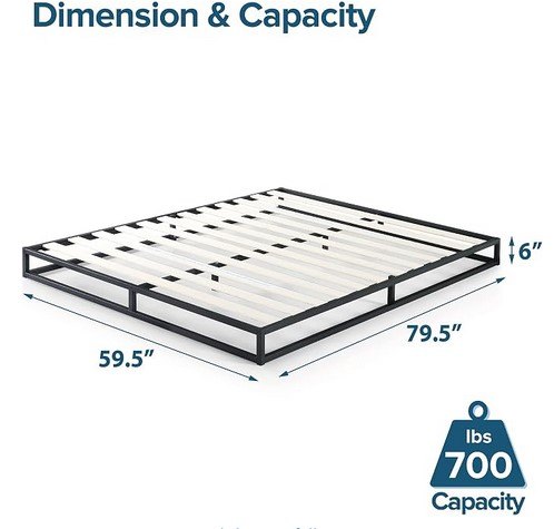 ZINUS Joseph Queen Metal Platform Bed Frame (6-Inch)
