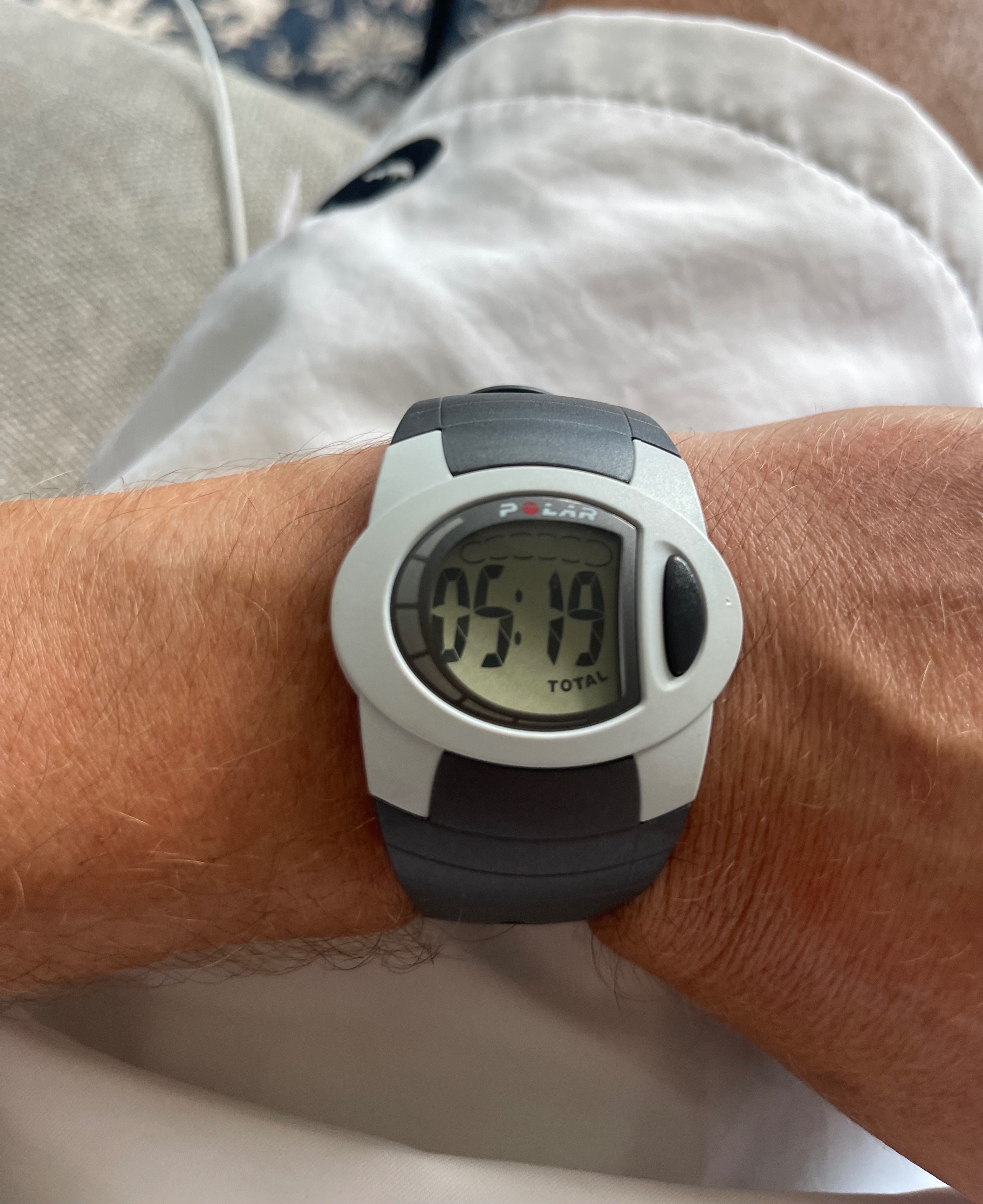 Vintage Polar F1 M438 Fitness Watch - Grey (Active Screen)