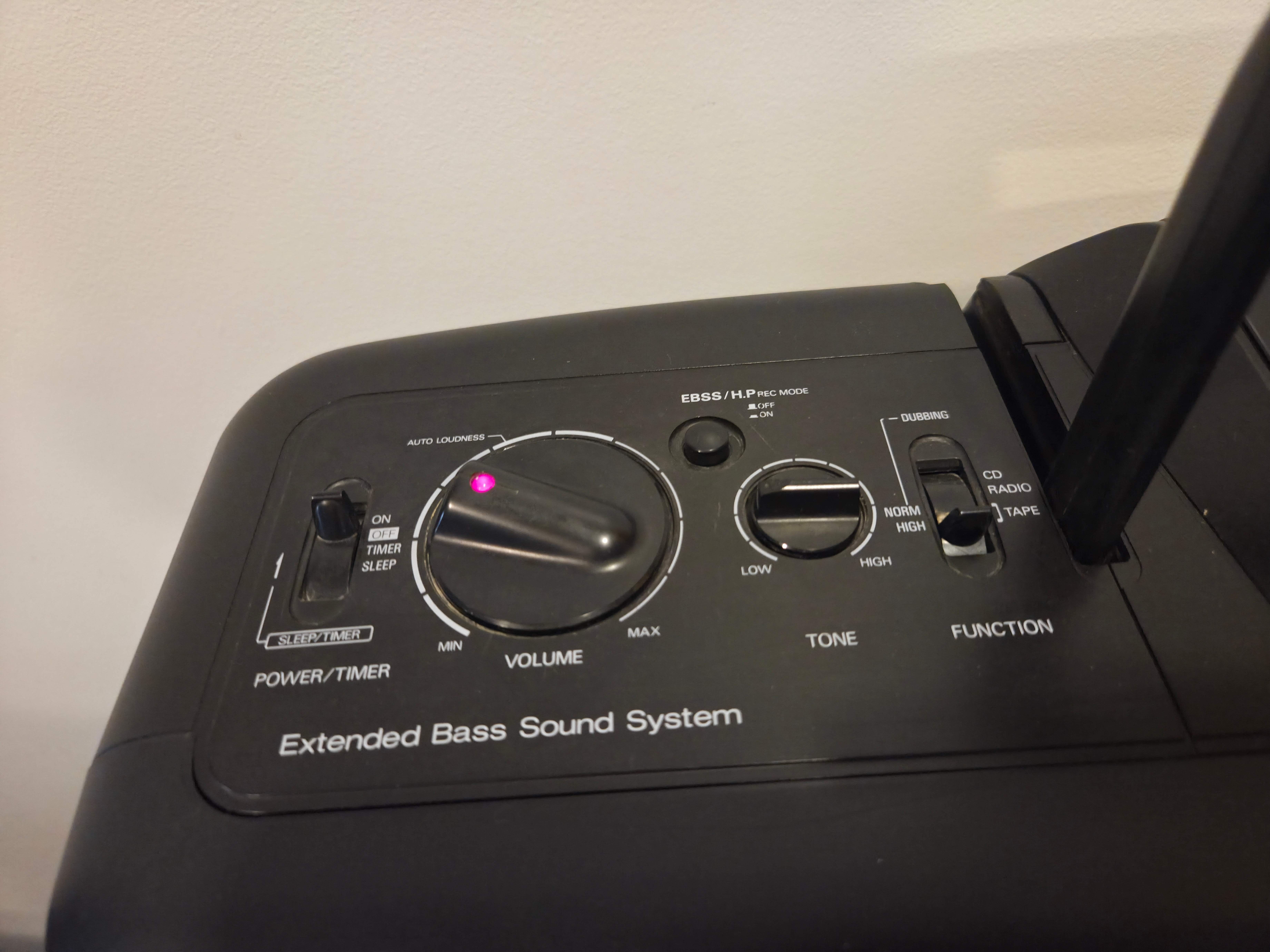 1991 Sanyo Boombox Works Cassette CD Player Radio MCD-Z30 Stereo - photo 4