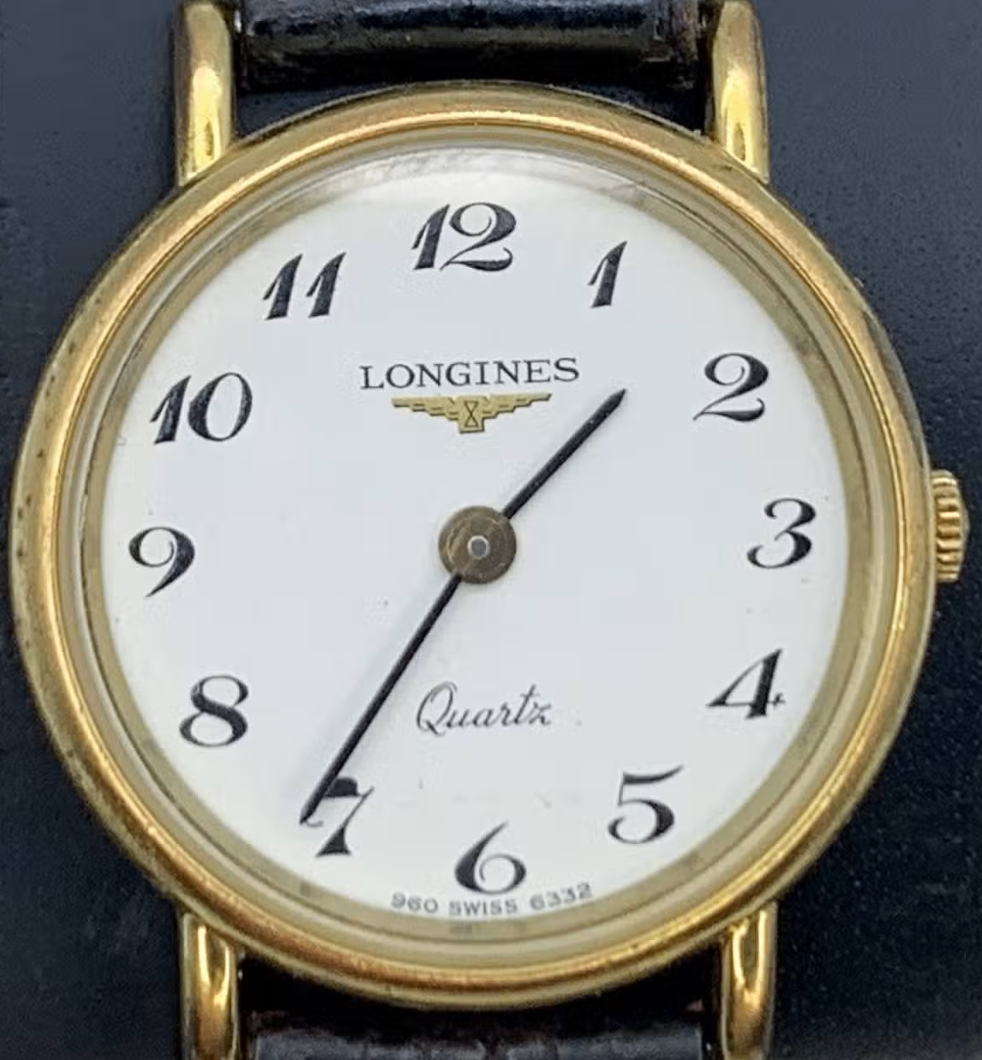 Vintage 1980s Longines Ladies Swiss Quartz Dress Watch