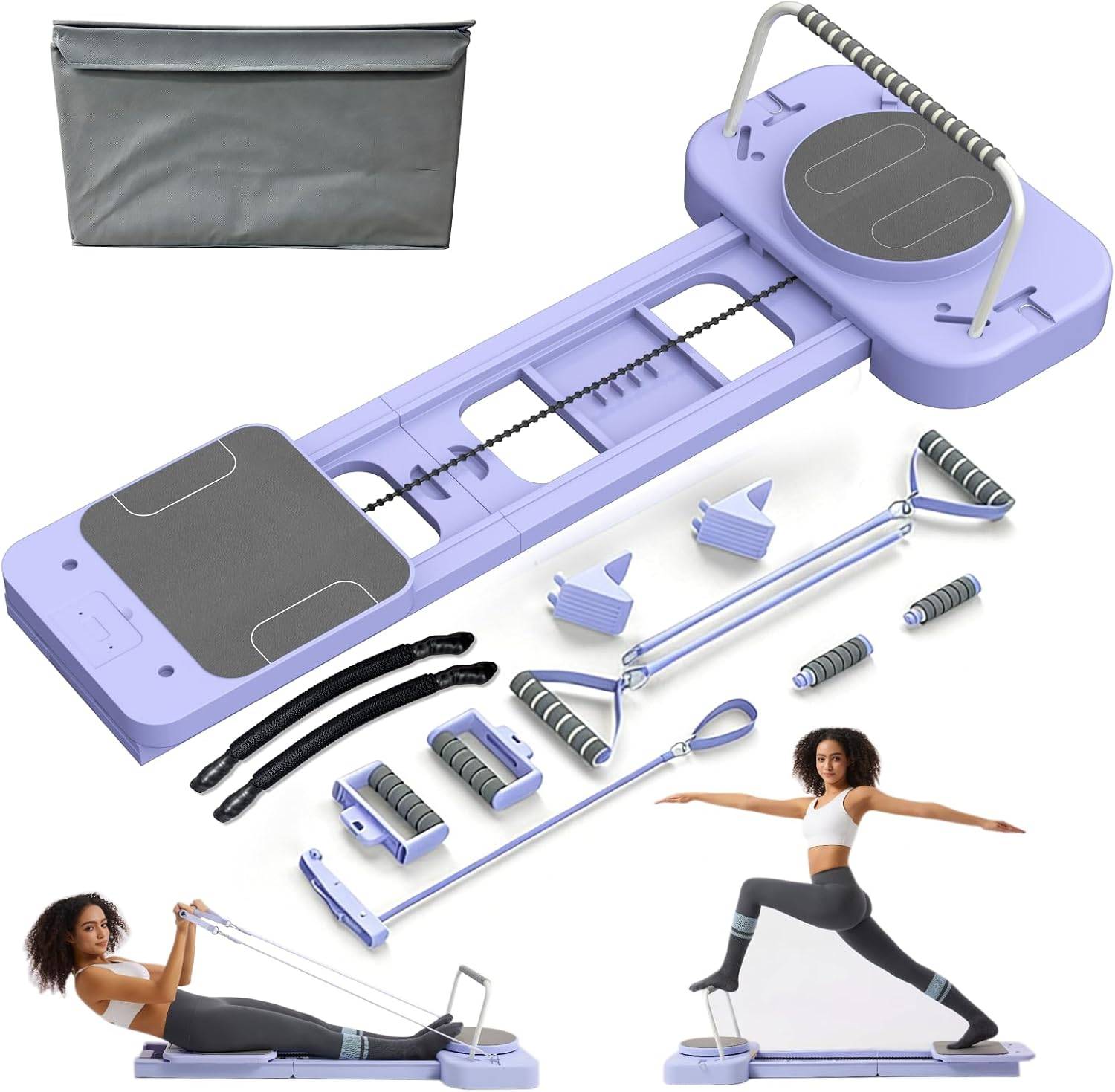 Multi-Purpose Portable Reformer Pilates Machine for Home Use - photo 3