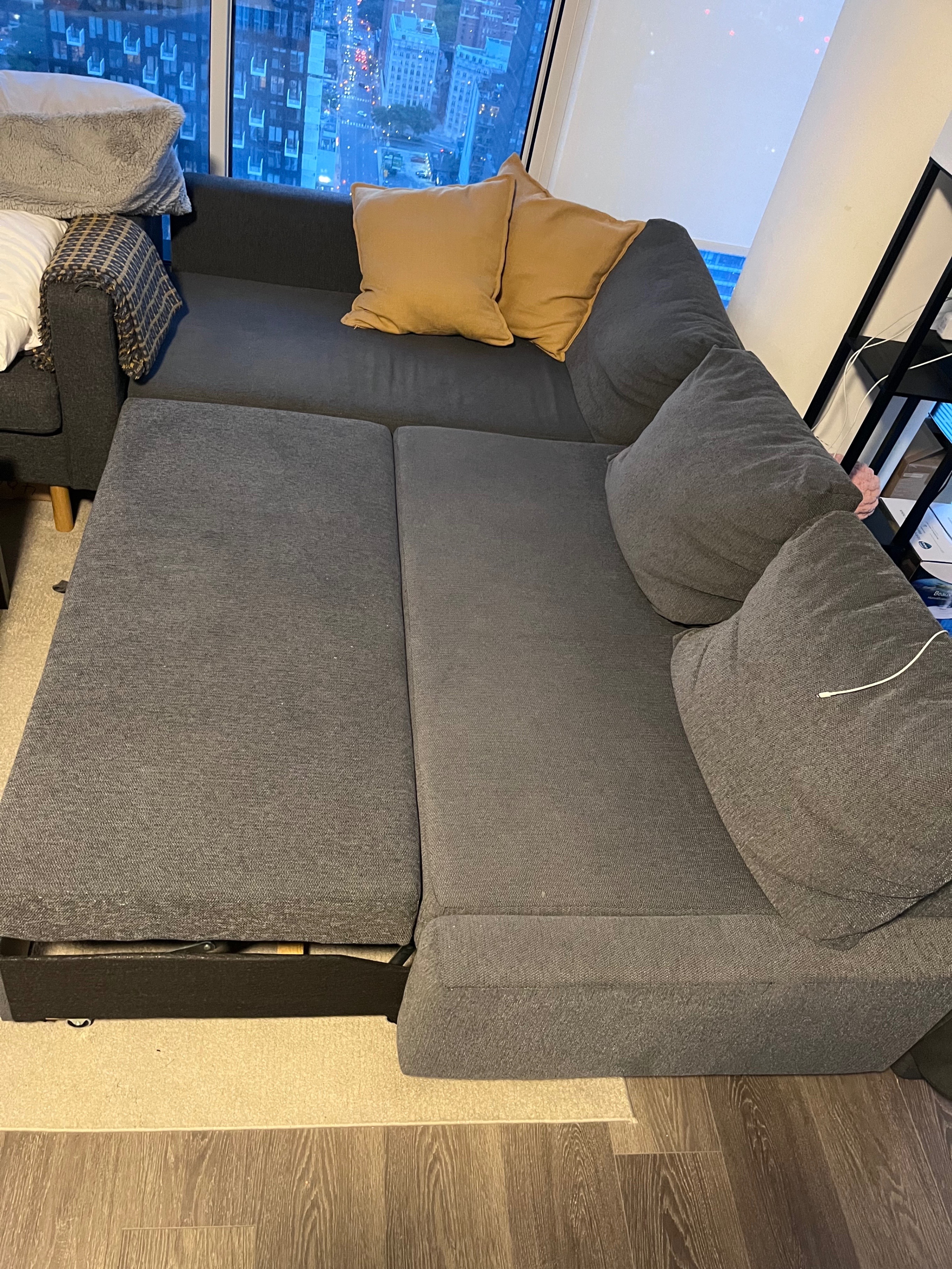 IKEA BÅRSLÖV 3-Seat Sofa Bed with Chaise - photo 2