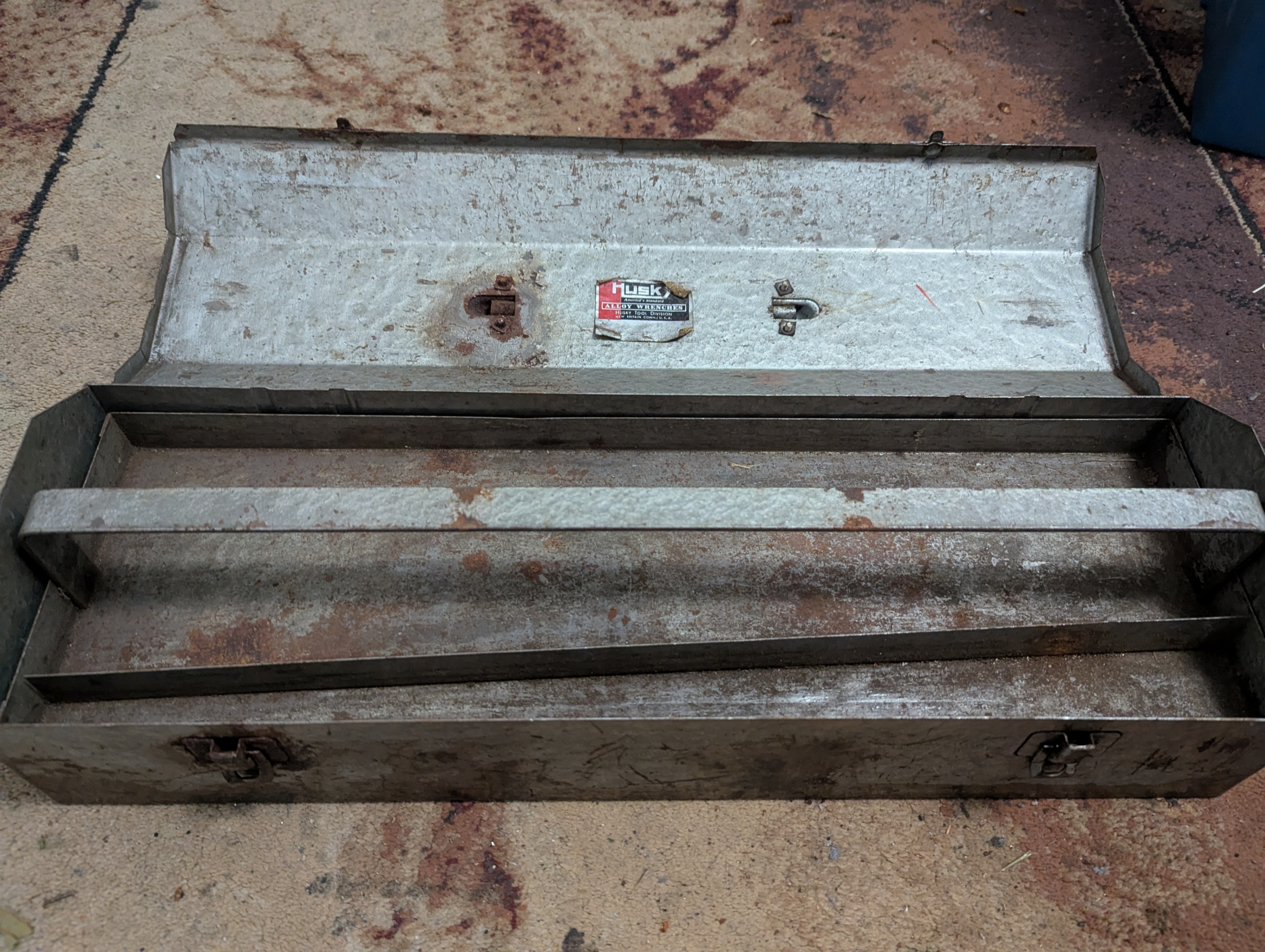 Gray Husky Metal Tool Box - photo 2