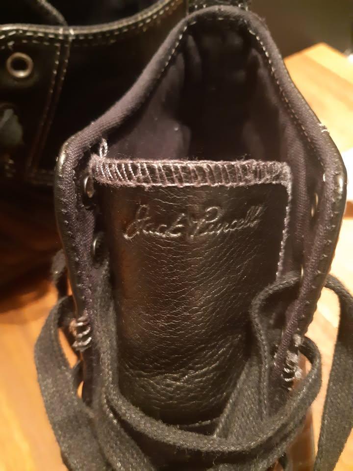 Vintage Converse x Jack Purcell High Top Black Leather - photo 2
