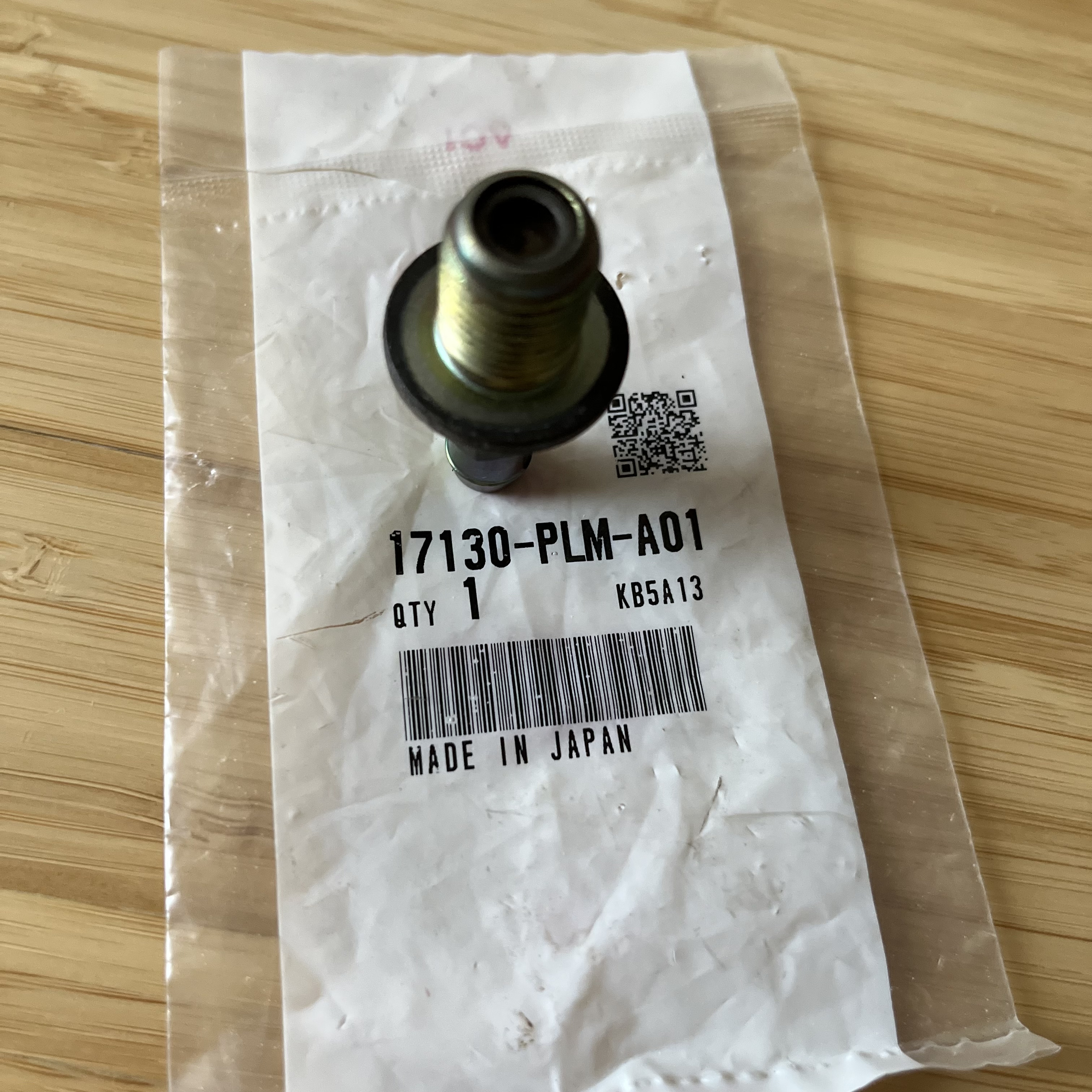 OEM Honda Civic AURA 17130-PLM-A01 PCV Valve Assembly - photo 3