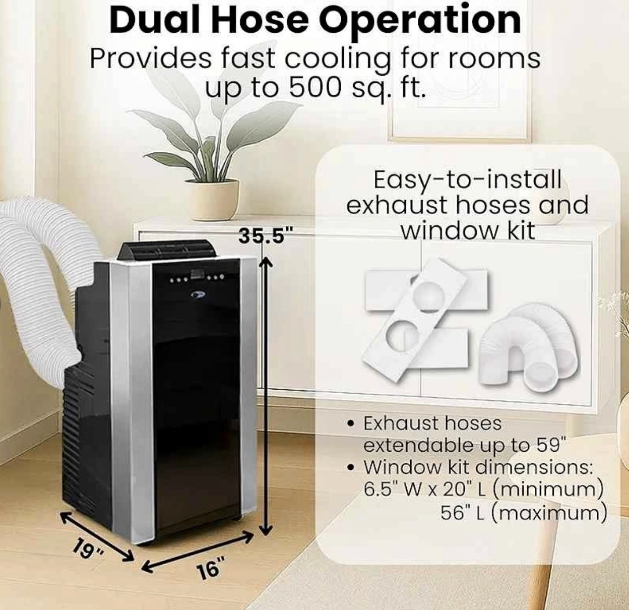 Whynter 3-in-1 Portable Air Conditioner - 14000 BTU