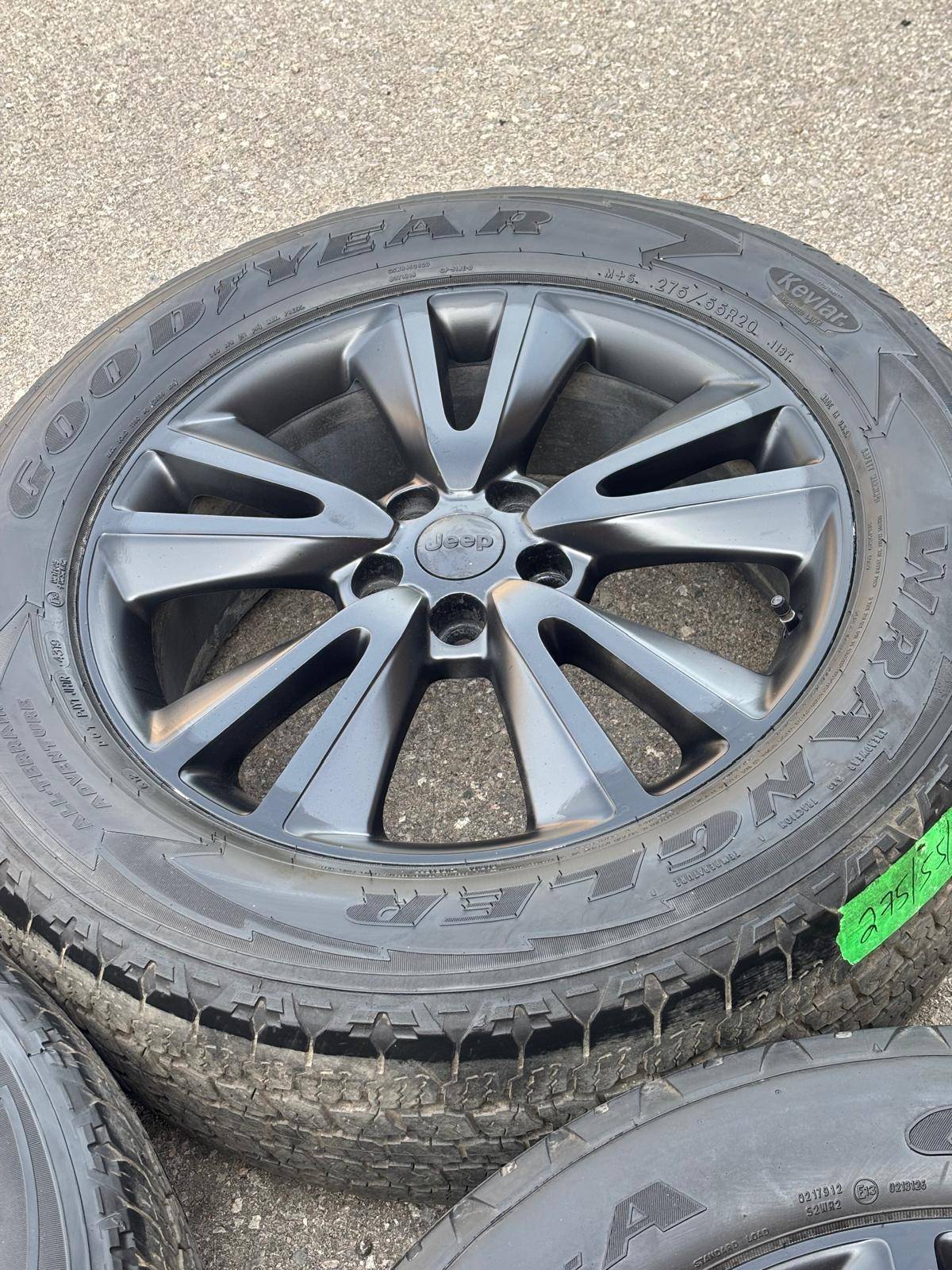 OEM 20”GrandCherokee/Durango/Wrangler(5x127)+275/55/R20 Goodyear - photo 5