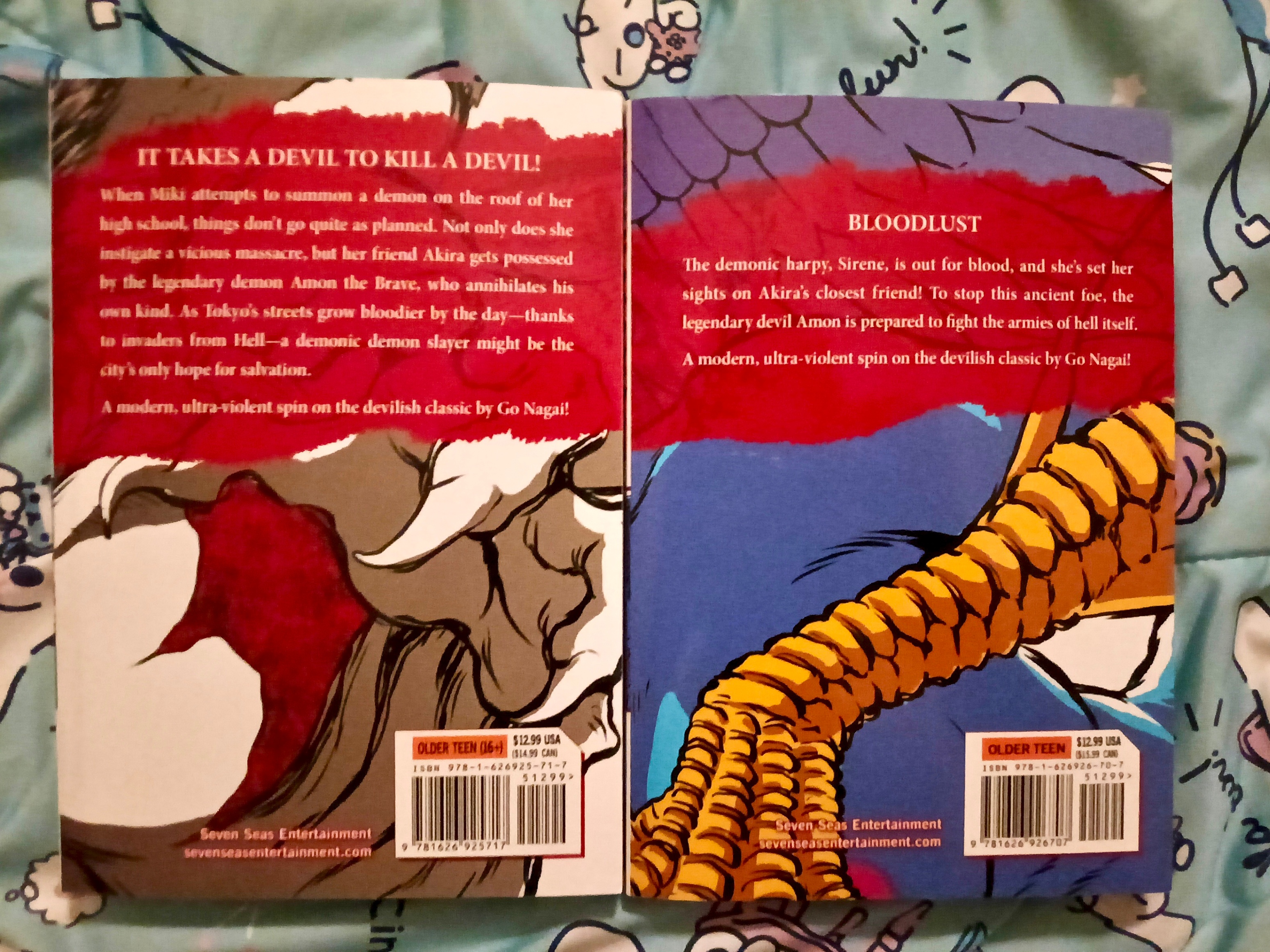 Devilman Grimoire Manga Volumes 1 & 2 - photo 2