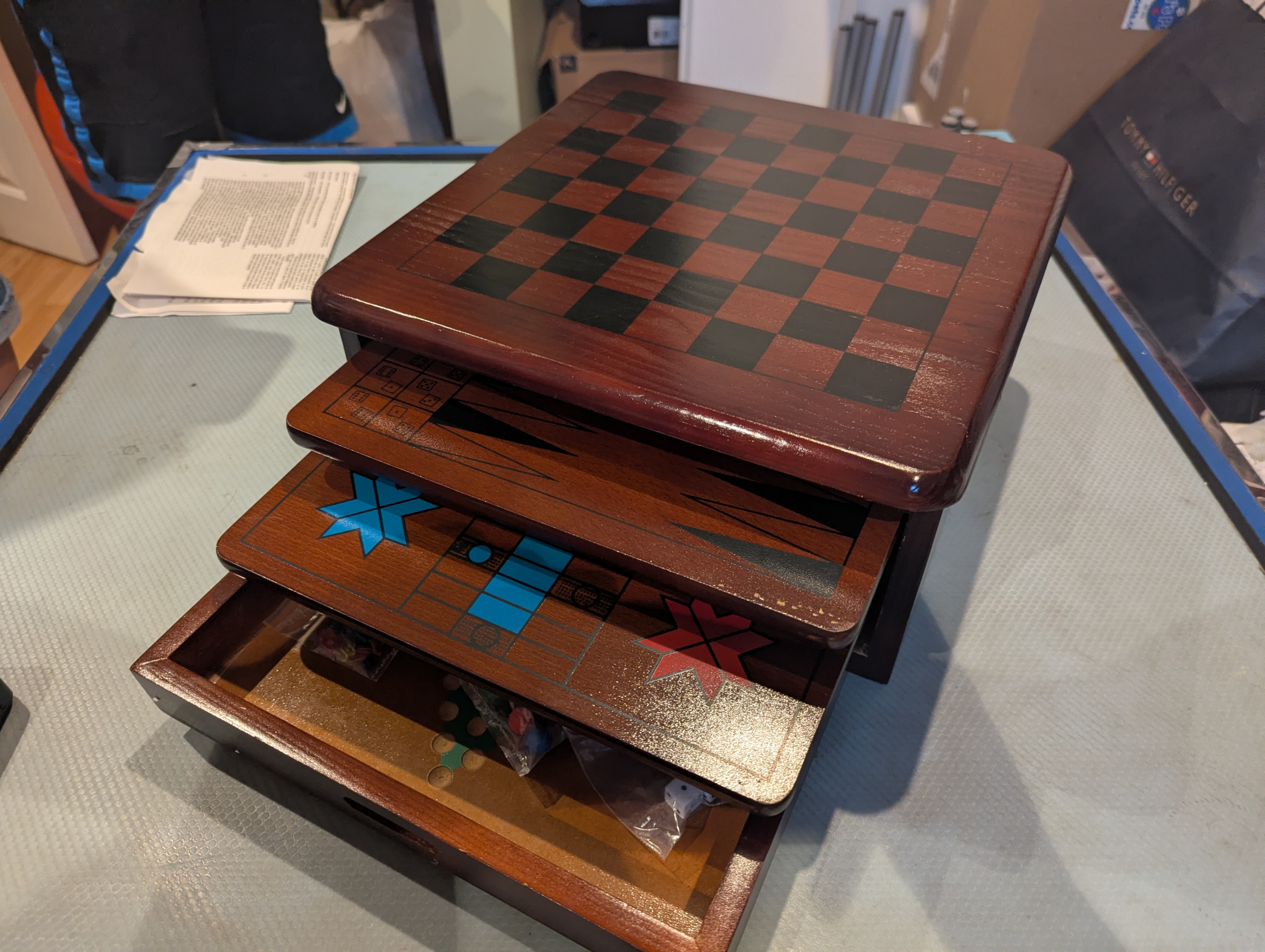 Wood Game House with 11 Games - photo 3
