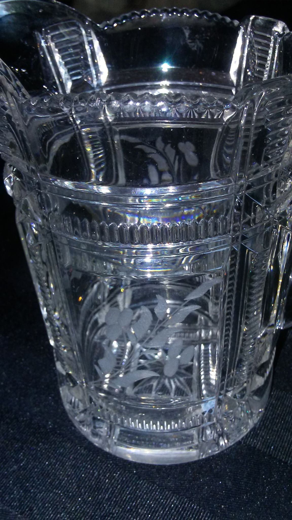 Vintage Glass Creamer - 4 1/2 Inches - photo 2