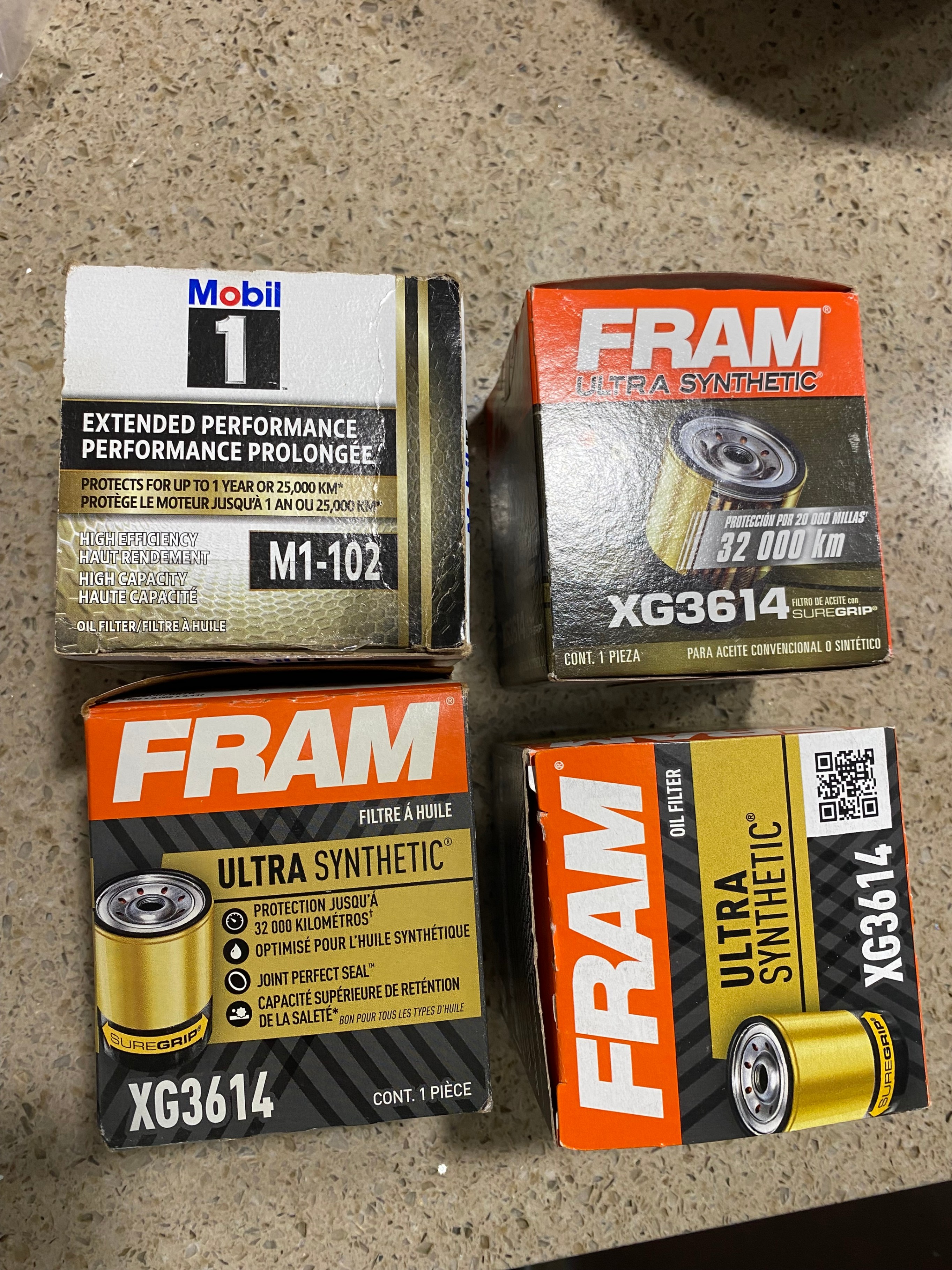 Oil Filter –FRAM XG3614 & Mobil M1-102– Synthetic Oil Filter–$11 - photo 5