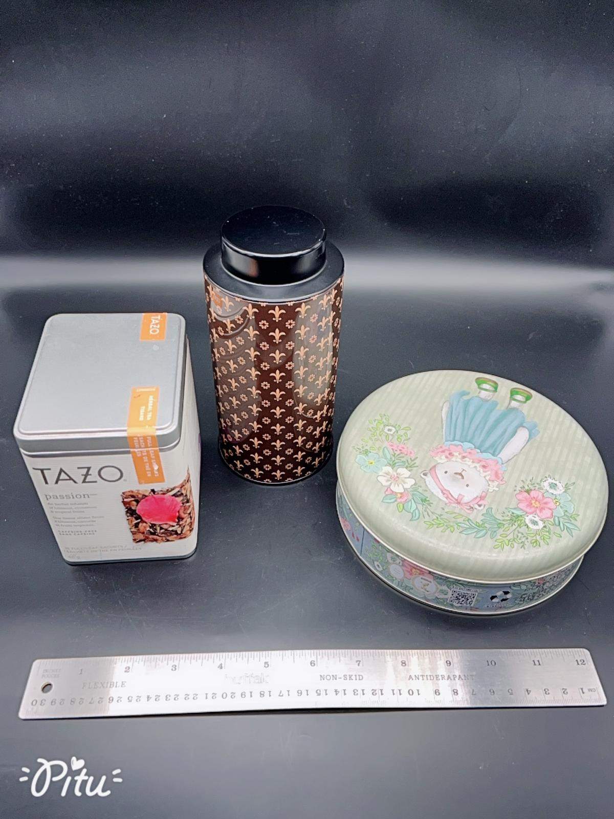 2 Tea Tin & 1 cookie Tin FREE