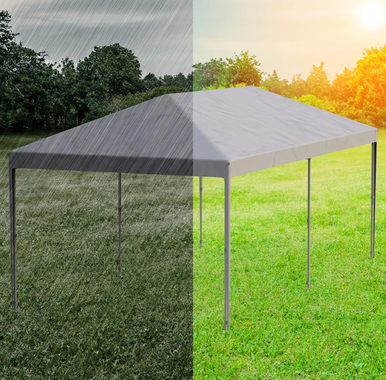 Pop Up Canopy 10'x20' Heavy Duty Waterproof Carrying/Sand Bag - photo 5