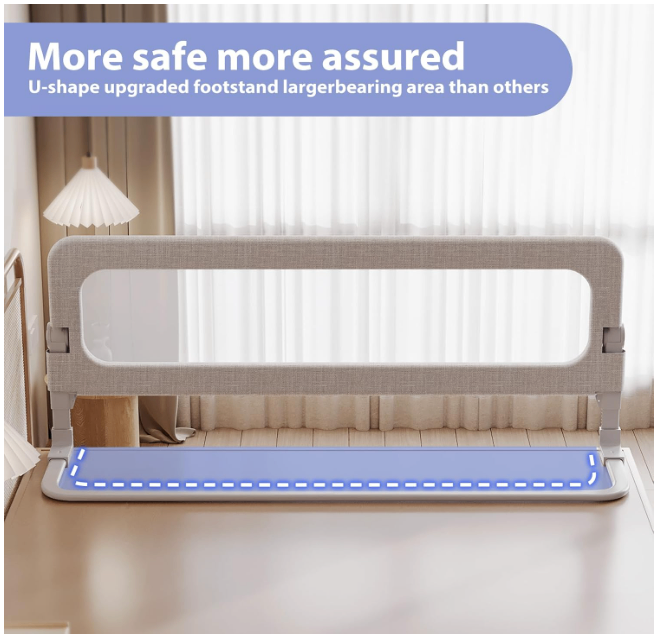 YYAMEA 78" Baby Bed Rails Guard - photo 4