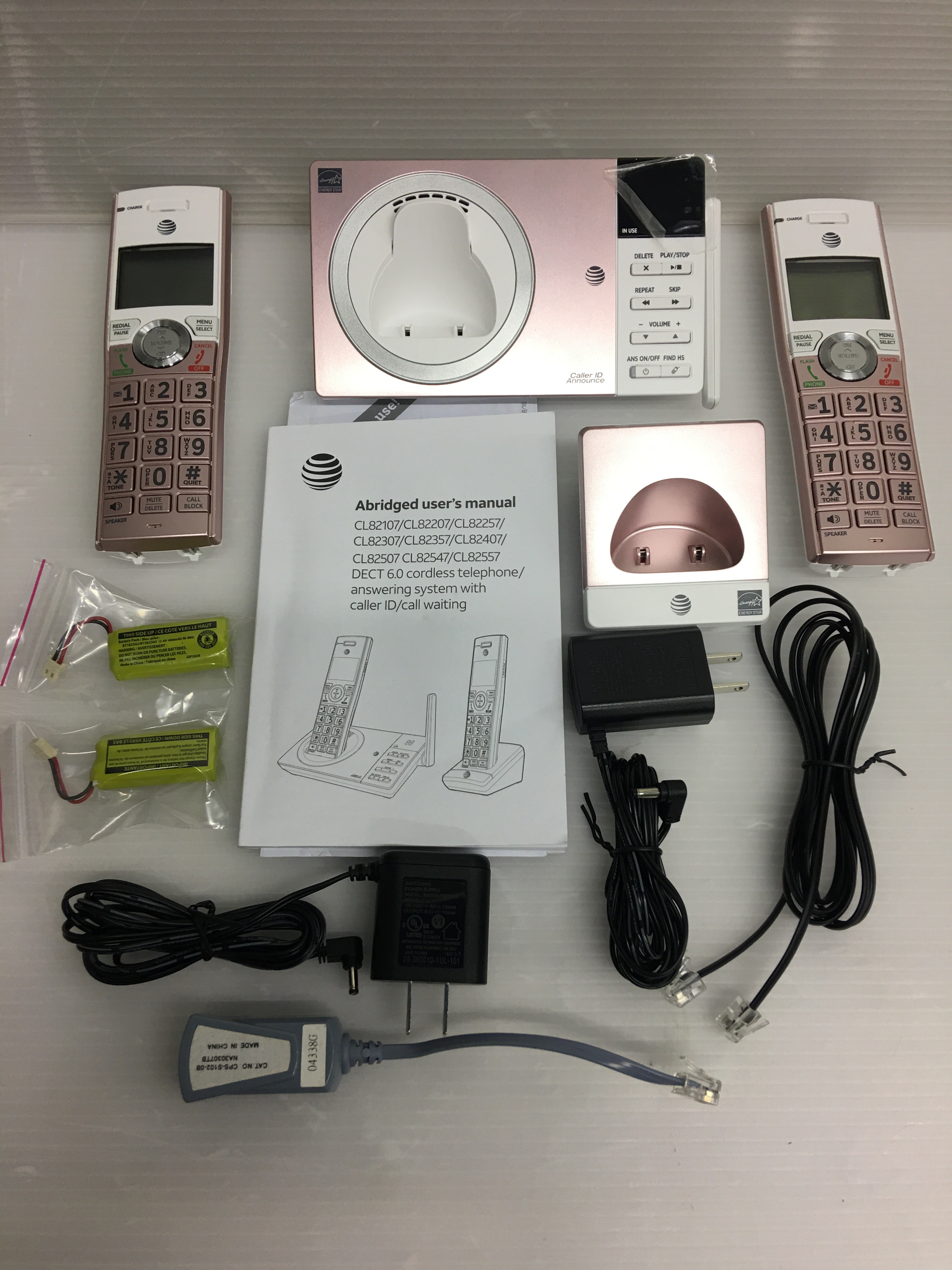 AT&T 2 HANDSET PHONE - photo 2