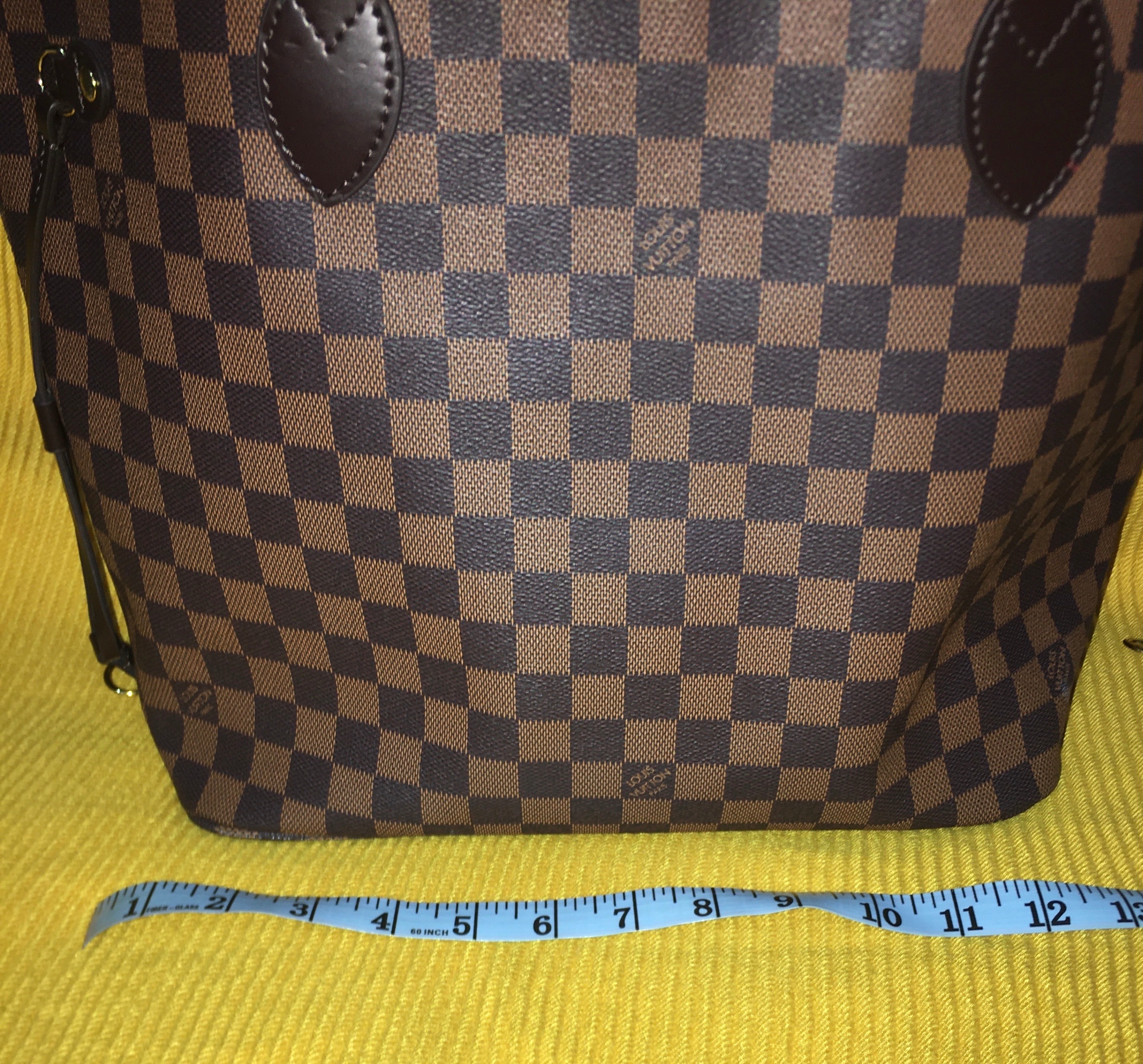 GM Damier Ebene Canvas Tote Bag - photo 2
