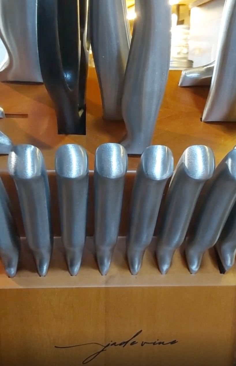 18pc Kitchen Knife Set with Block - photo 2