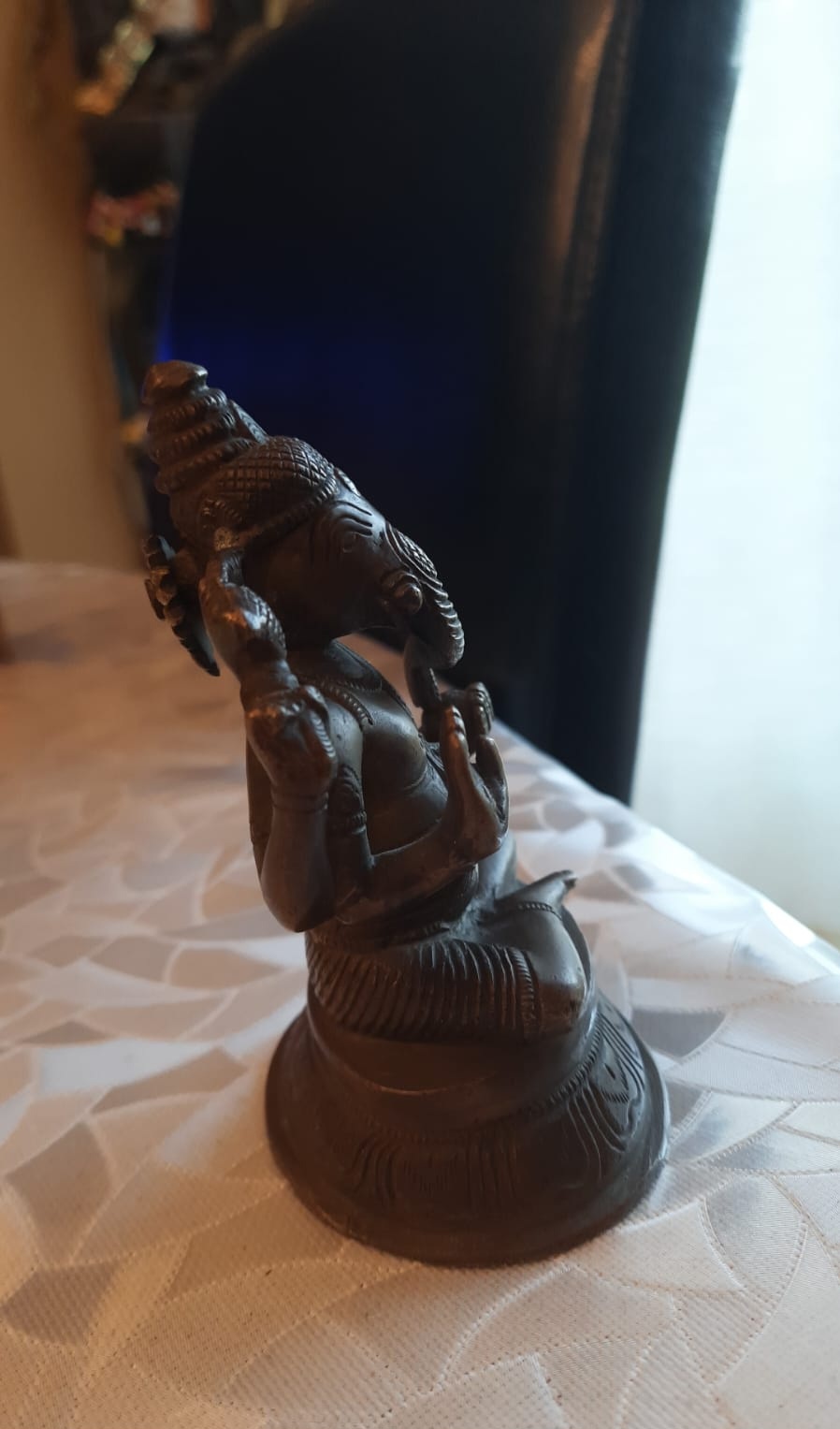 Antique Bronze Ganesha Statue - photo 2
