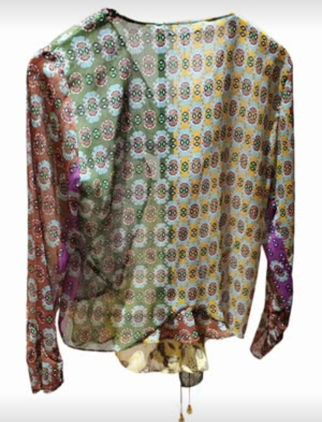 Zara long sleeve boho limited edition top - photo 4