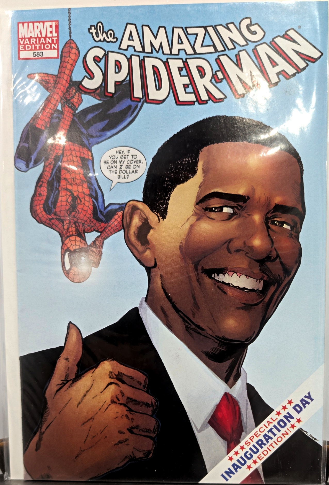 Special Edition Spider-Man and Obama