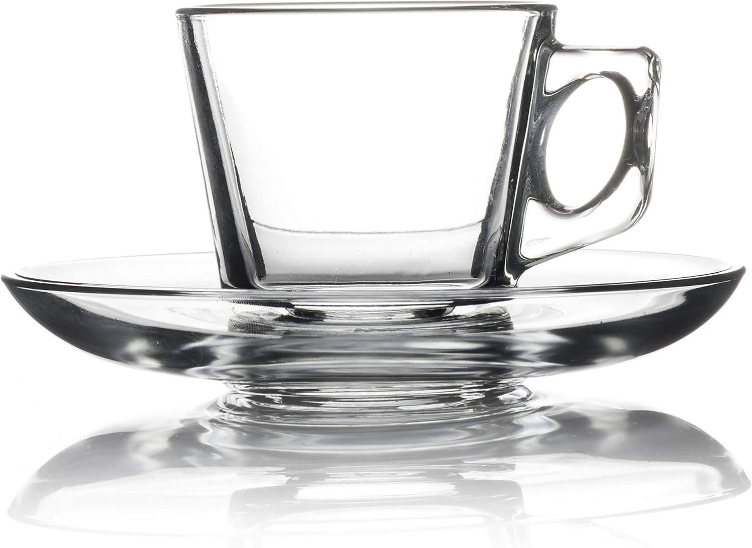Espresso 12 Pcs Glass Set Include 6 Cups & 6 Saucers - photo 4