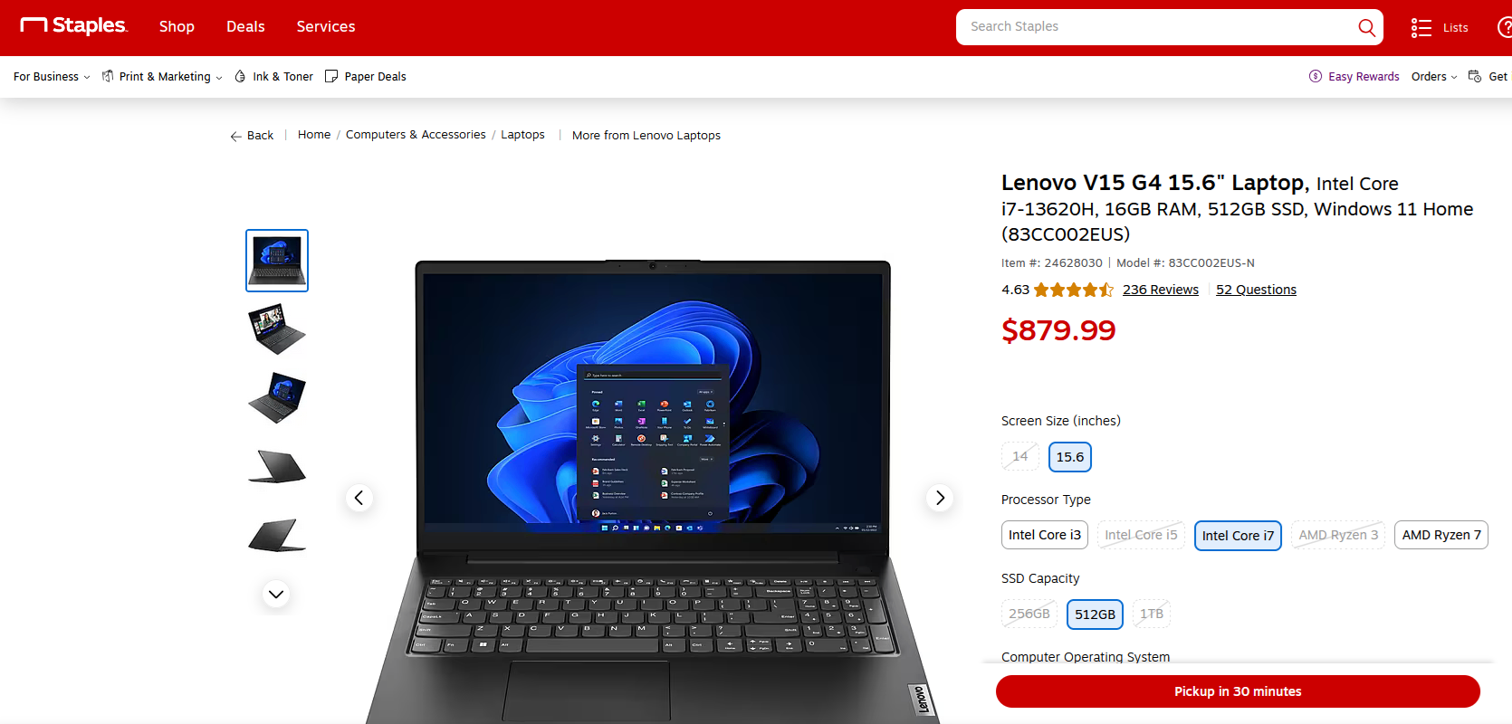 Brand New Laptop ($880 MSRP) - Lenovo V15 G4 ABP 15”