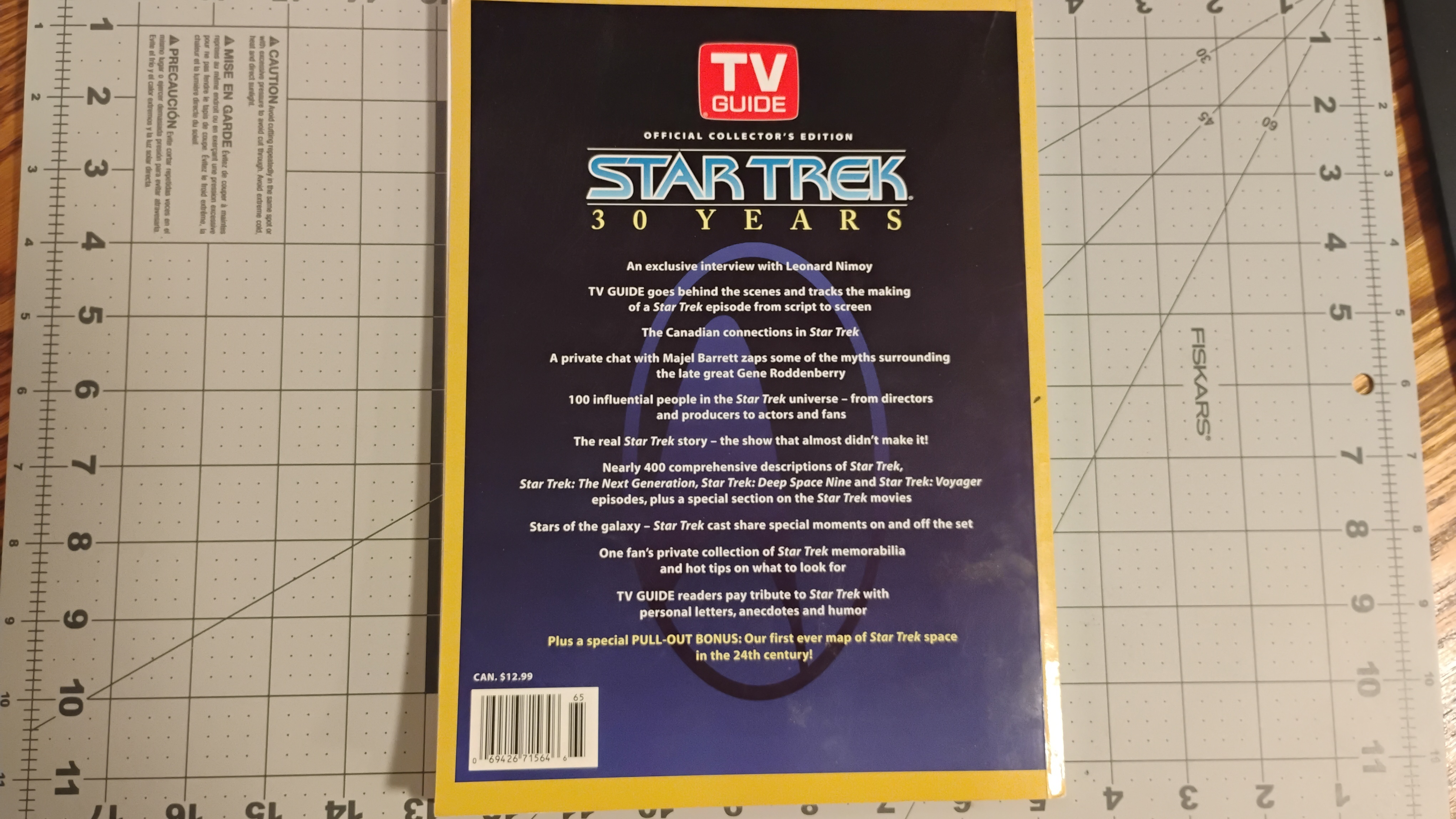 TV Guide Star Trek Official Collector's Edition 30 Years-No Map - photo 2