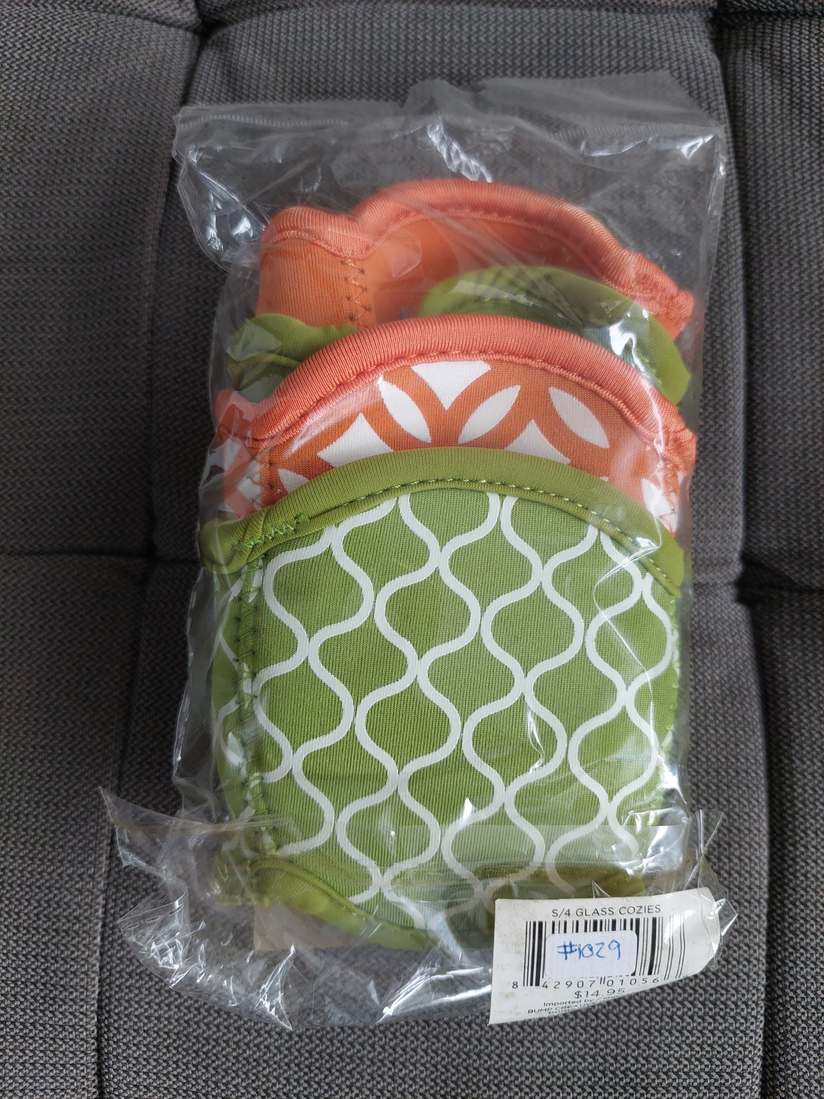 Set of 4 Wine Glass Cozies Koozies Sleeves - photo 2
