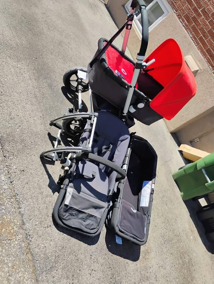 Bugaboo Cameleon  Orange Travel System Stroller w/ 3 Extra Parts - photo 3
