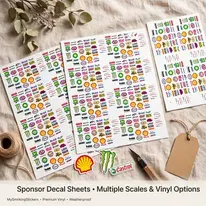 RC Sponsor Decal Sheet – Aftermarket Logo Collection