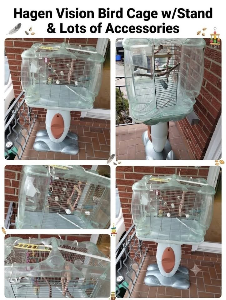 Hagen Vision Bird Cage w/Stand
