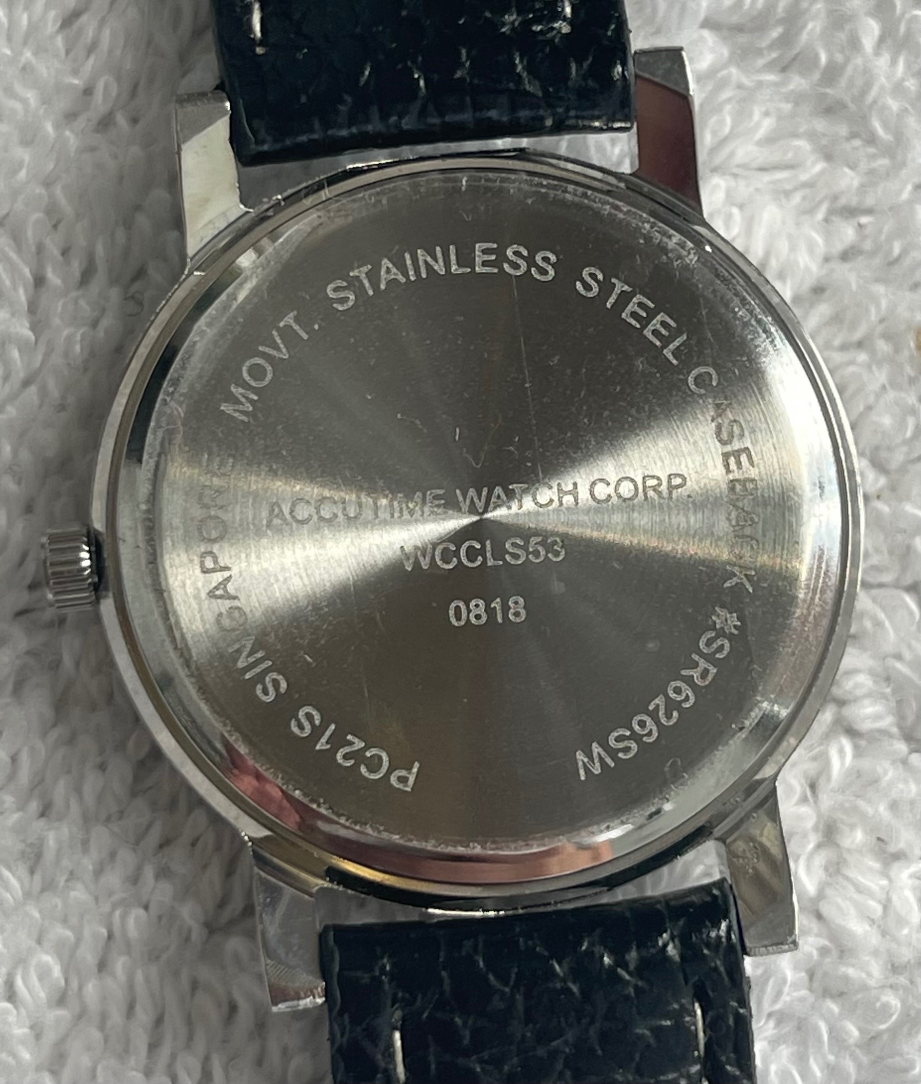 Accutime Mother of Pearl Dial Watch WCCLS53 (Needs Battery) - photo 4
