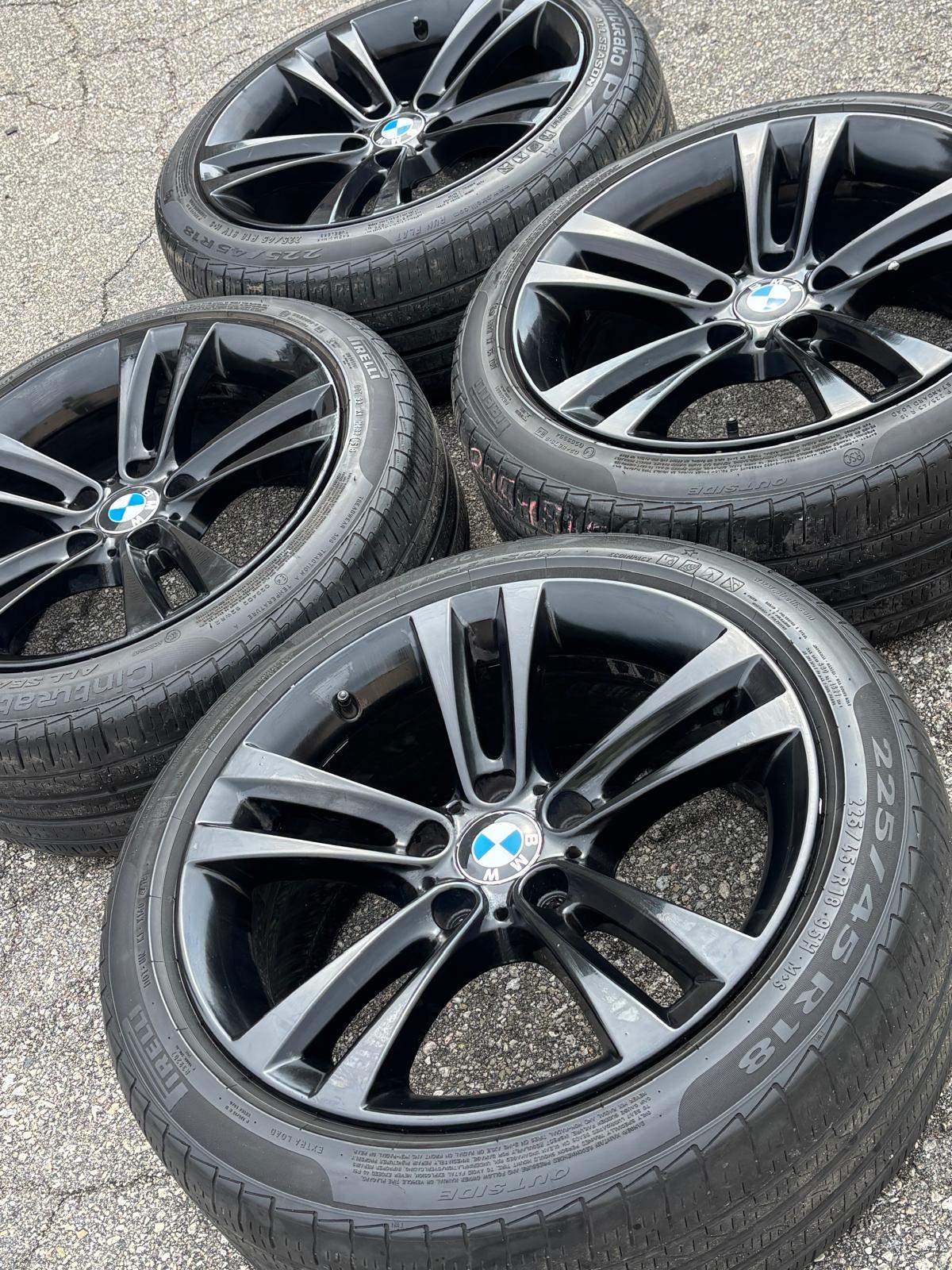 OEM 18"BMW(5x120)+225/45/R18 Pirelli A/S–4/3 Series/X1/Countryma - photo 2