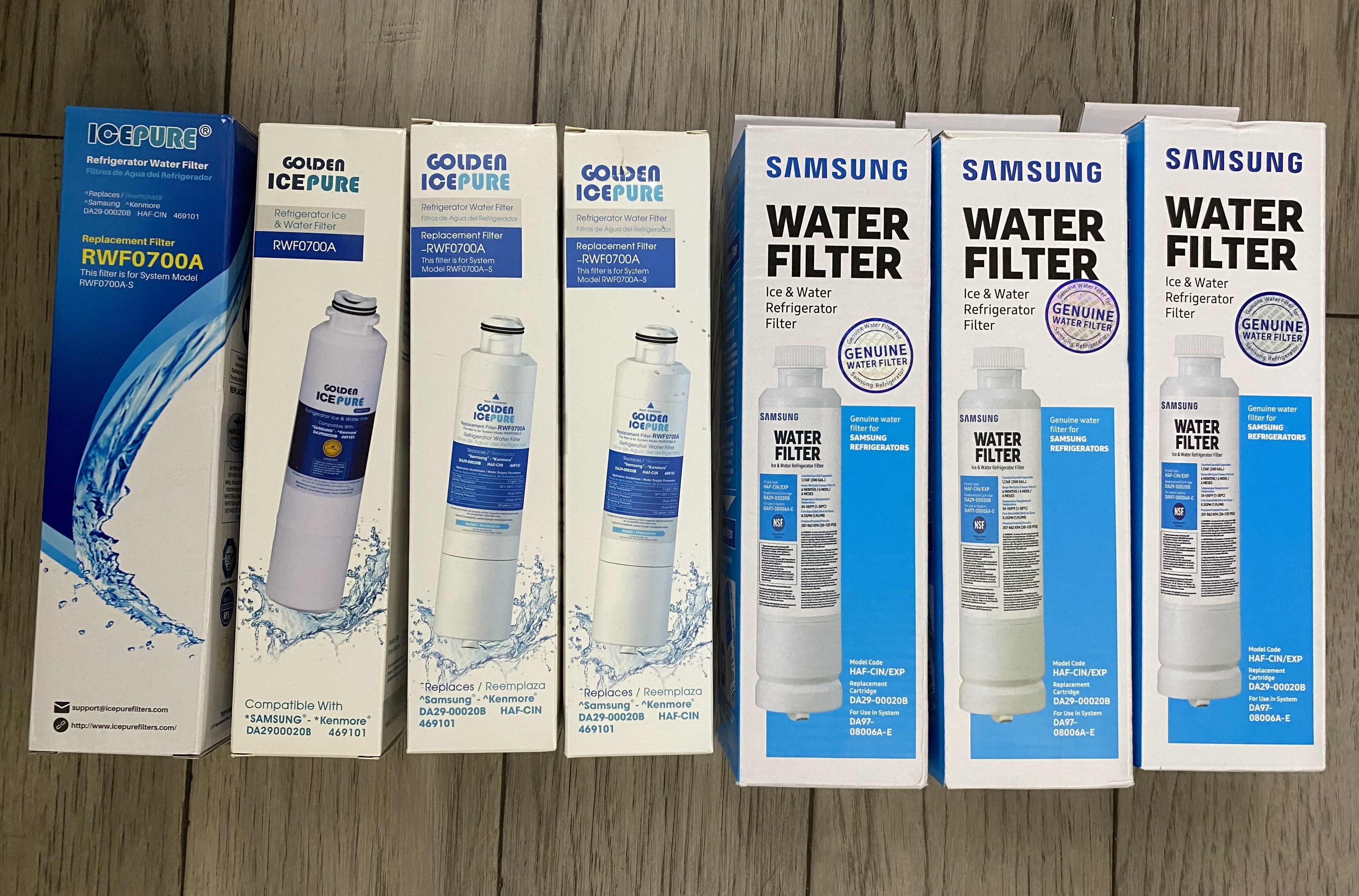 Samsung Water Filters ($20) – IcePure Water Filters ($10) – New