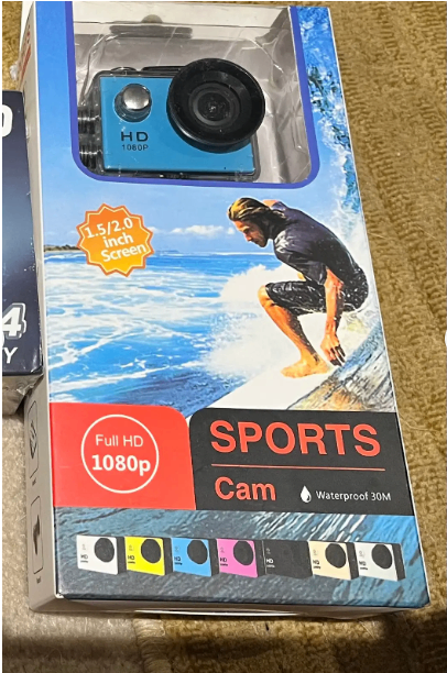 Sports Cam Full HD 1080p Waterproof