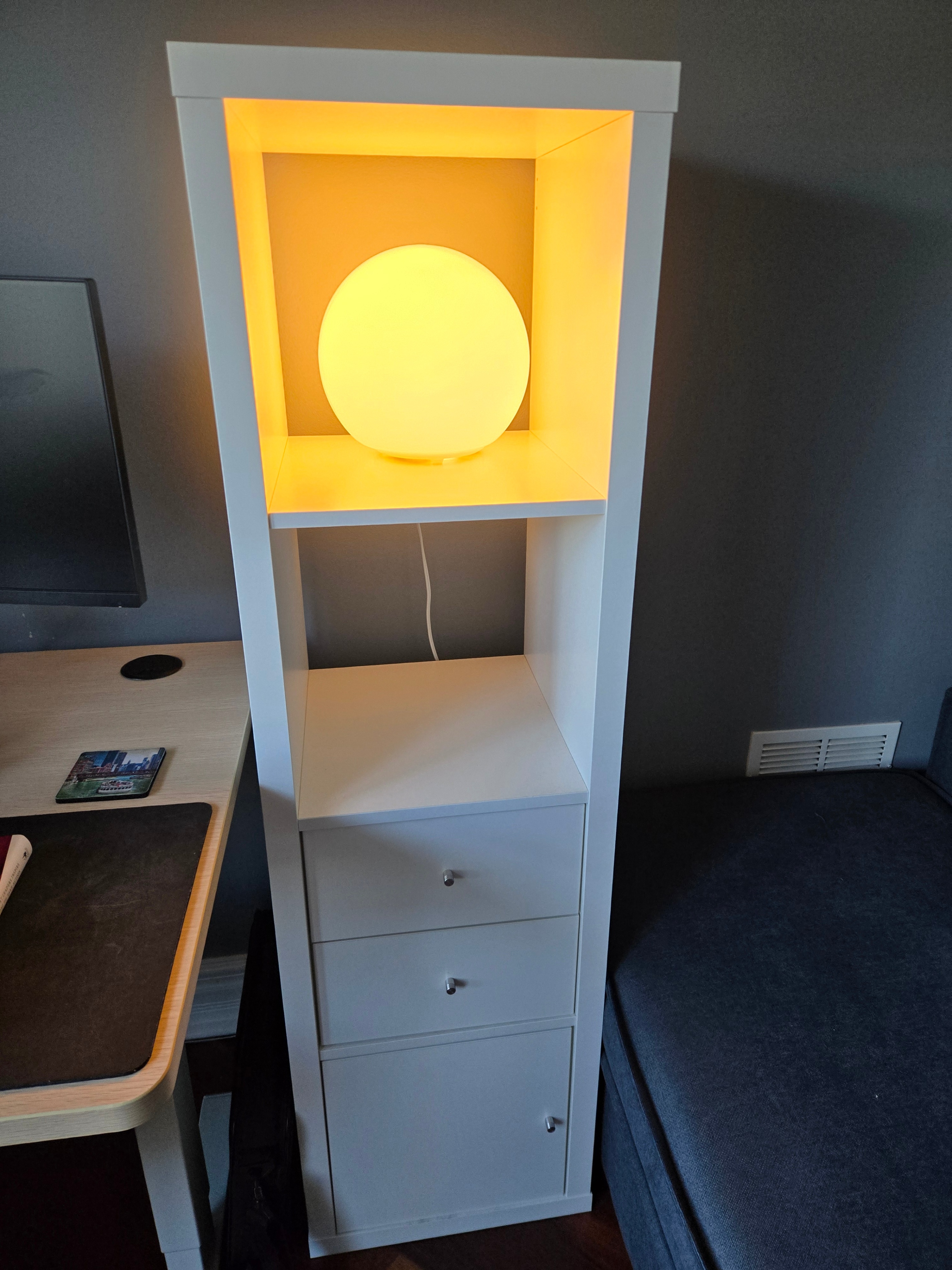 IKEA FADO Table Lamp, White - photo 3