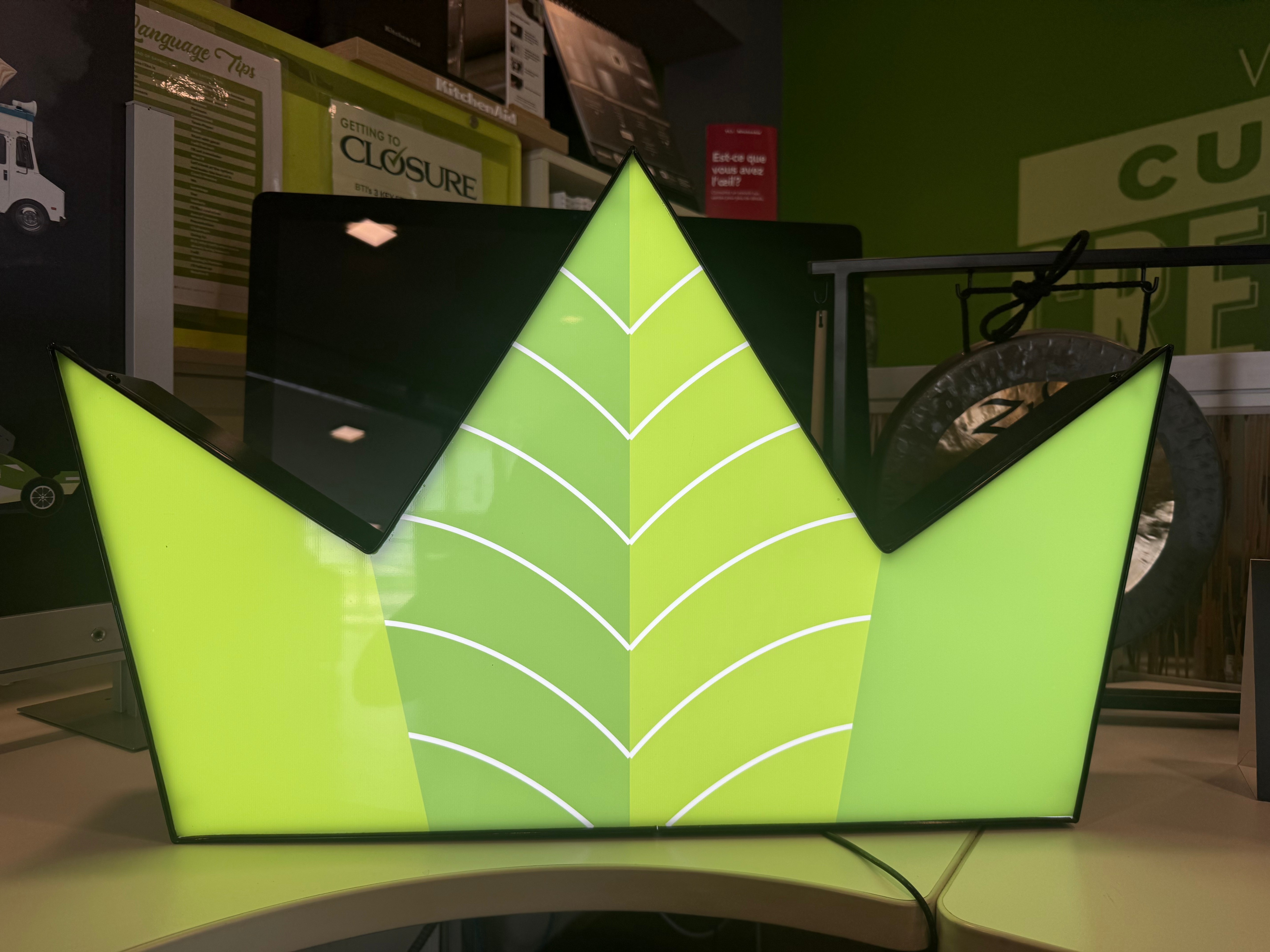 Large Redecan Green Crown Lightbox (with Free small decor) - photo 2